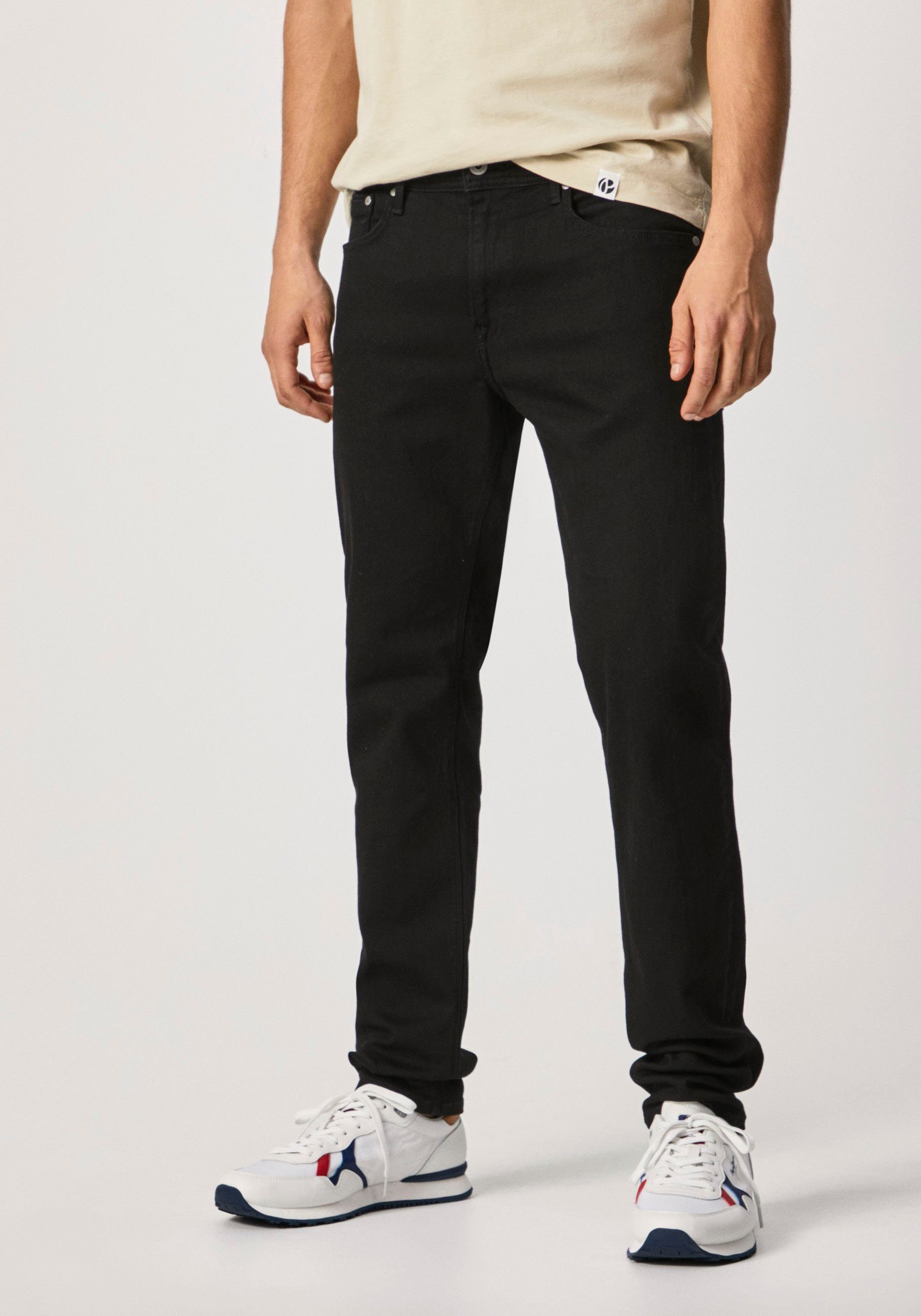 Pepe Jeans Tapered-fit-Jeans cleanblack STANLEY