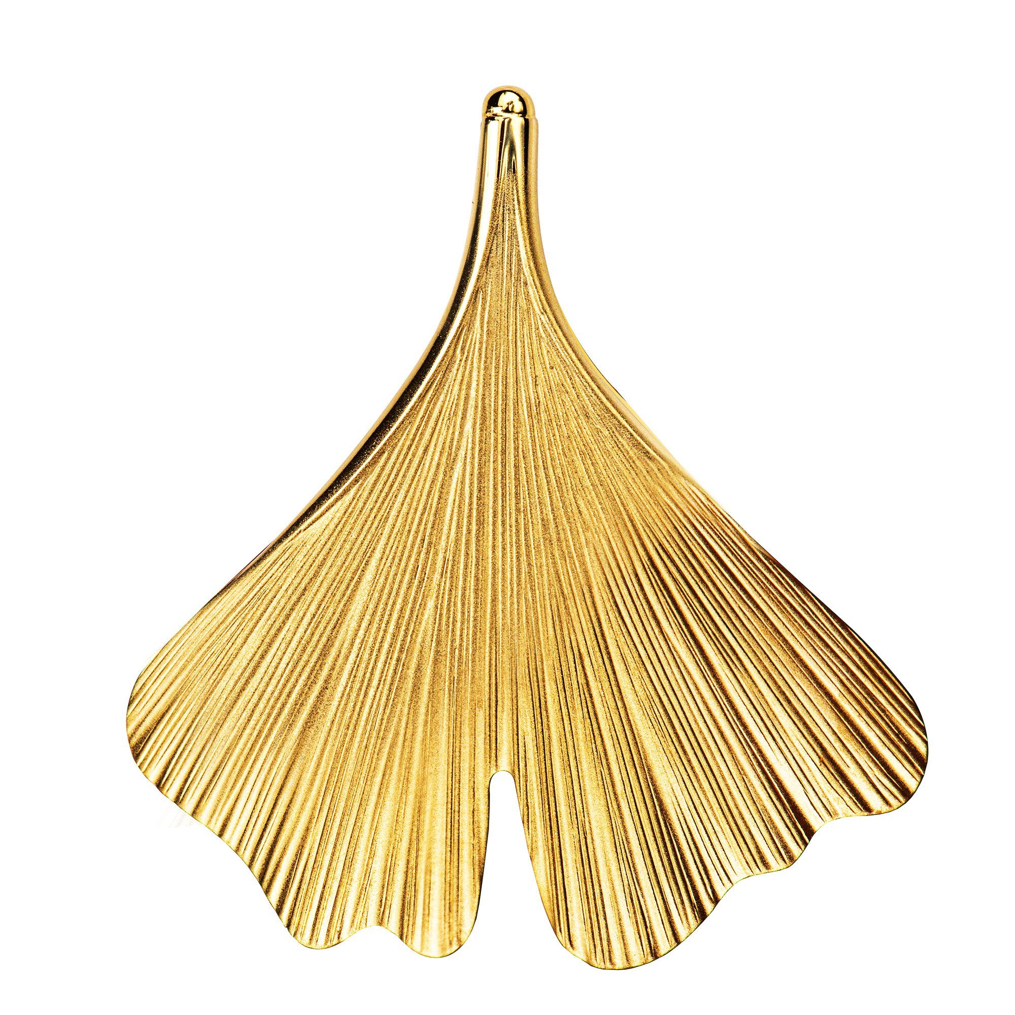 Kettenanhänger Ginkgo Anhänger 750 Gold