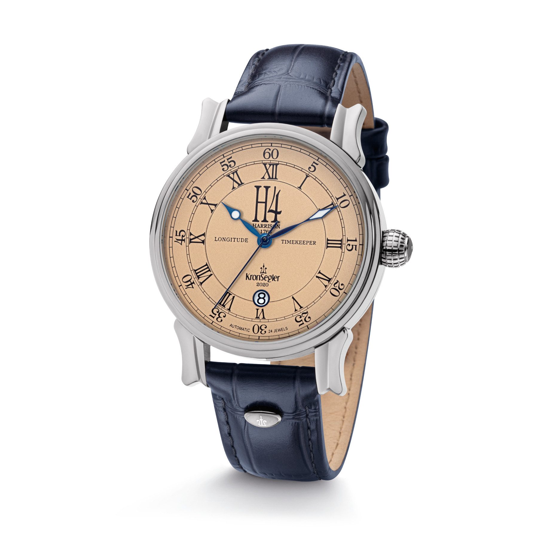 Automatikuhr H4 Longitude Timekeeper Herren Armbanduhr mit Lederband