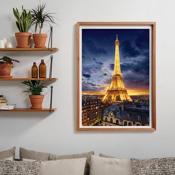 Clementoni® Puzzle High Quality Collection Compact, Eiffel-Turm, mit neuer Compact Box, 1000 Puzzleteile, Made in Europe; FSC® - schützt Wald - weltweit