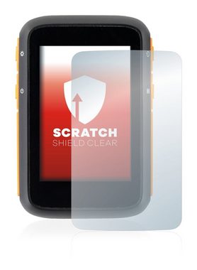 upscreen Schutzfolie für provelo GPS-Fahrradcomputer, Displayschutzfolie, Folie klar Anti-Scratch Anti-Fingerprint