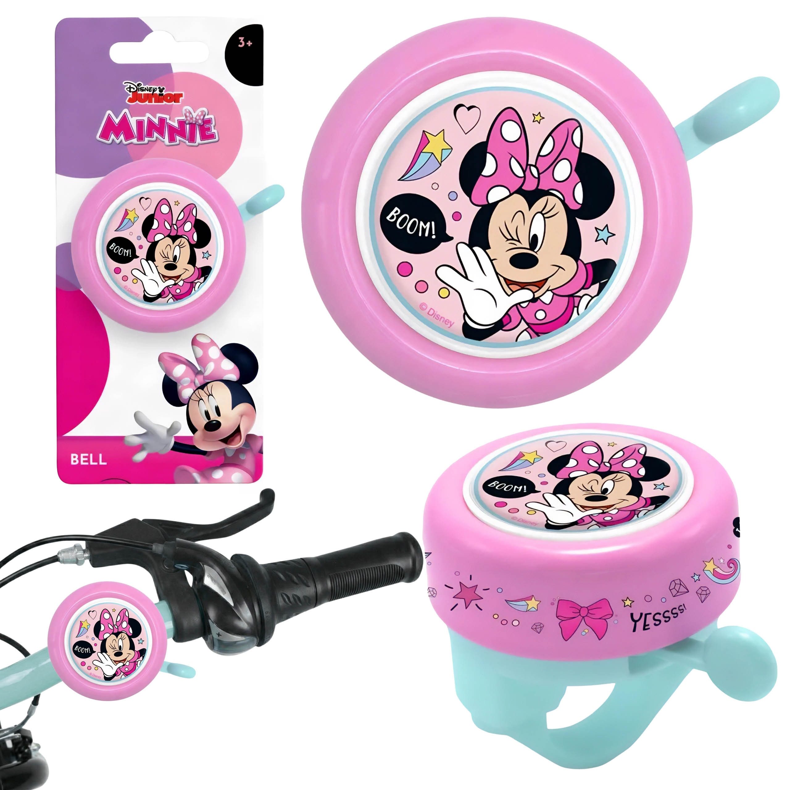 Sarcia.eu Fahrradklingel DISNEY Minnie Mouse Metall-Fahrradklingel für Fahrrad & Roller