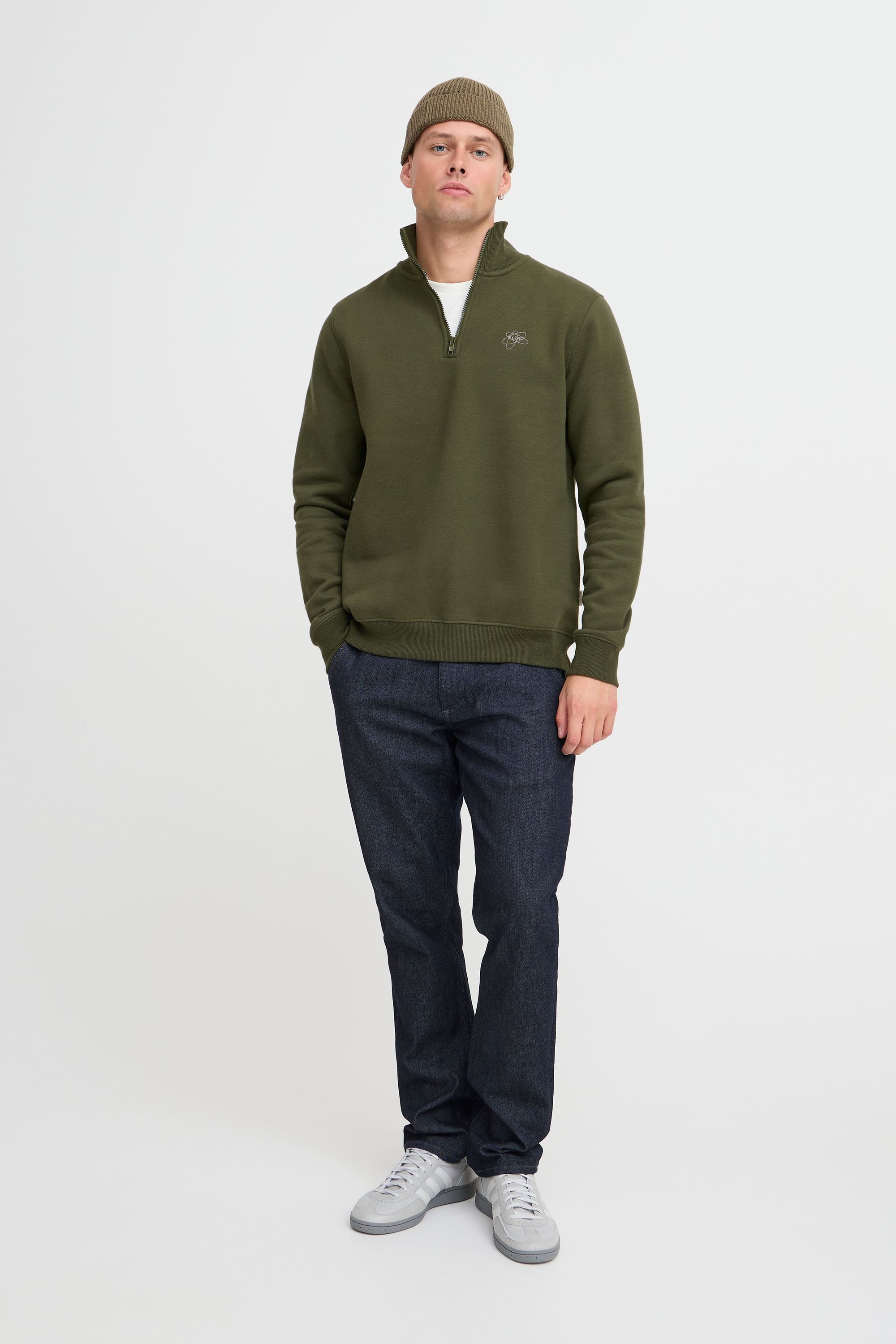Blend Troyer BHSweatshirt Klassischer Sweat-Troyer