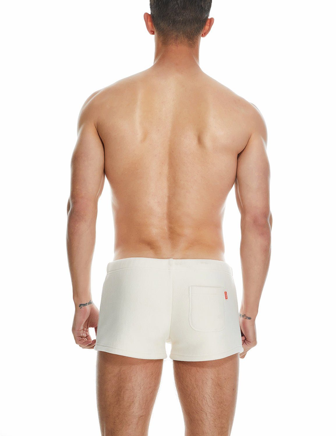 Sportbekleidung Aktivwear Weiß Shorts BEEMEN Fleece Boxershorts Shorts Strandshorts