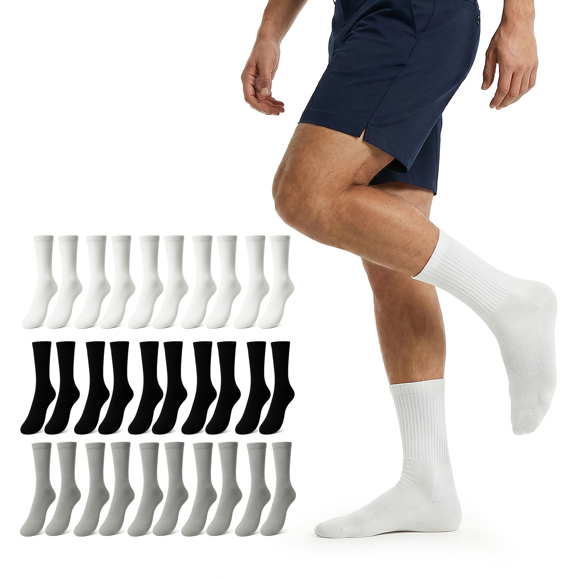 Ovatics Empowering Innovation Sportsocken Herren 15 Paar - Tennissocken