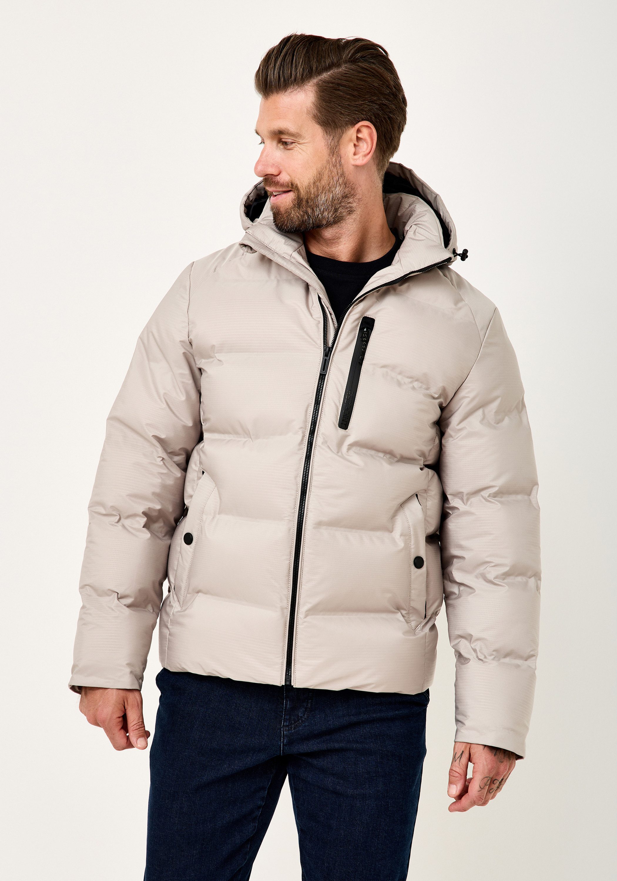 Redpoint Winterjacke CLINT Regular Fit Steppjacke mit Kapuze