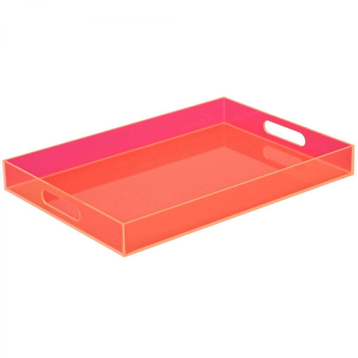 Giftcompany Tablett Acryl Tablett Tokio Neon Orange