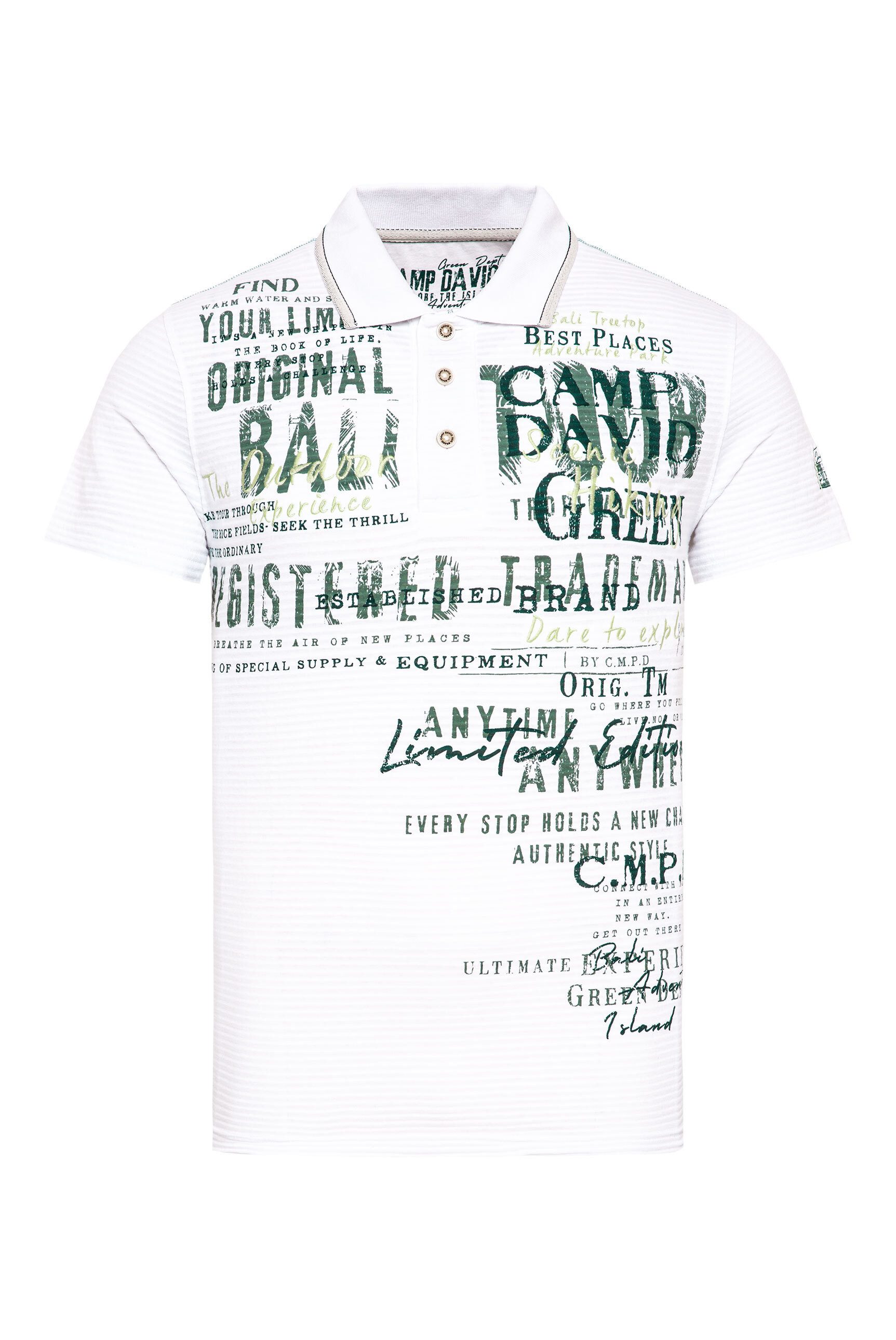 CAMP DAVID Poloshirt aus Baumwolle