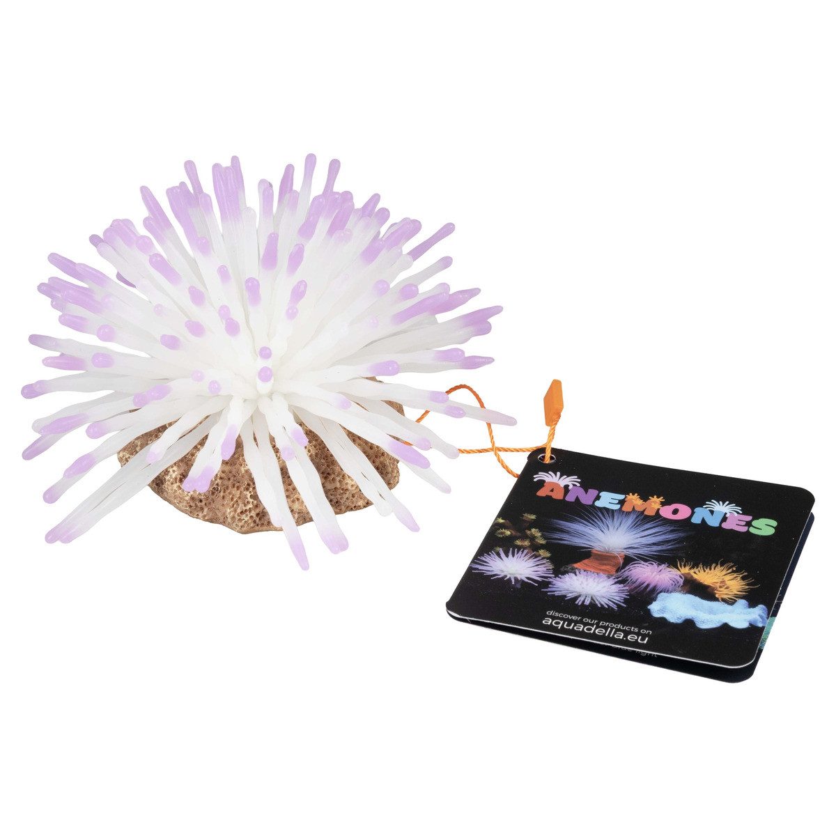 Europet-Bernina Aquariendeko Plastikpflanze Anemone weiß