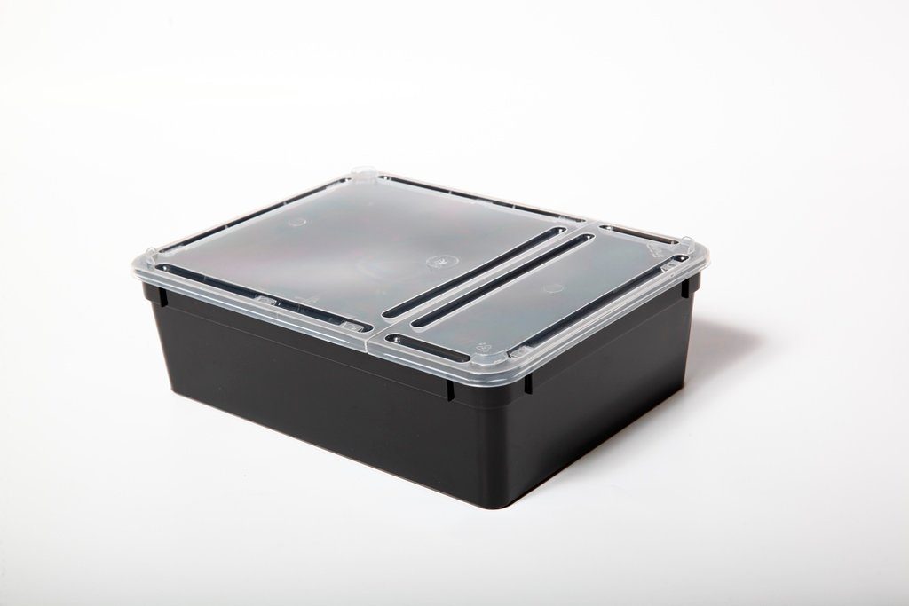 Box, Kunststoff, wasserdicht, klein, schwarz, 3,30 €
