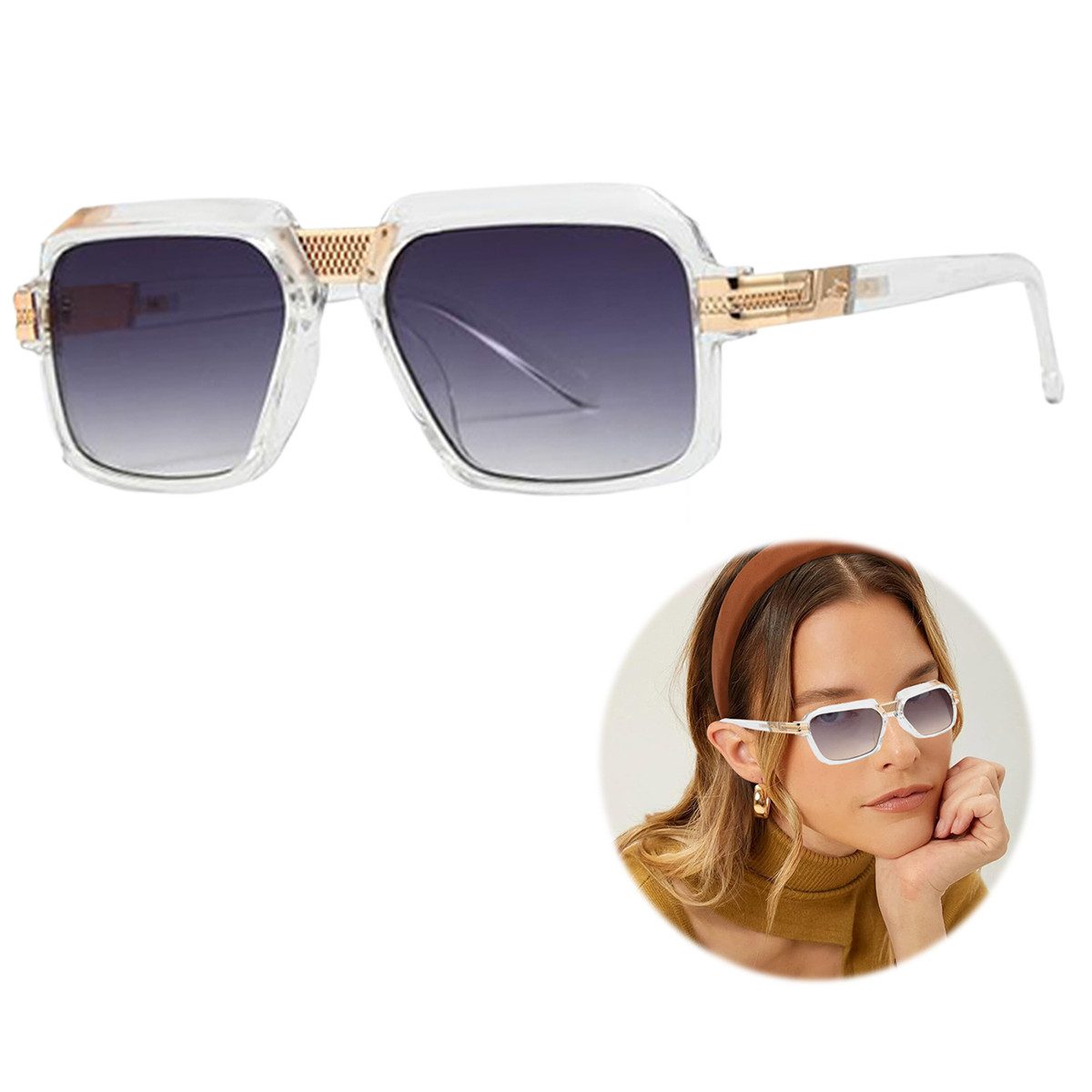 Sonnenbrille Sonnenbrille Damen Herren UV-Schutz Cool Polarisierte