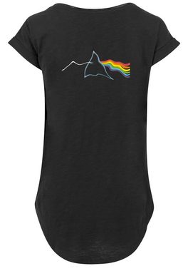 F4NT4STIC T-Shirt Long Cut T-Shirt Pink Floyd Dark Side Of The Moon Prism Mond Print