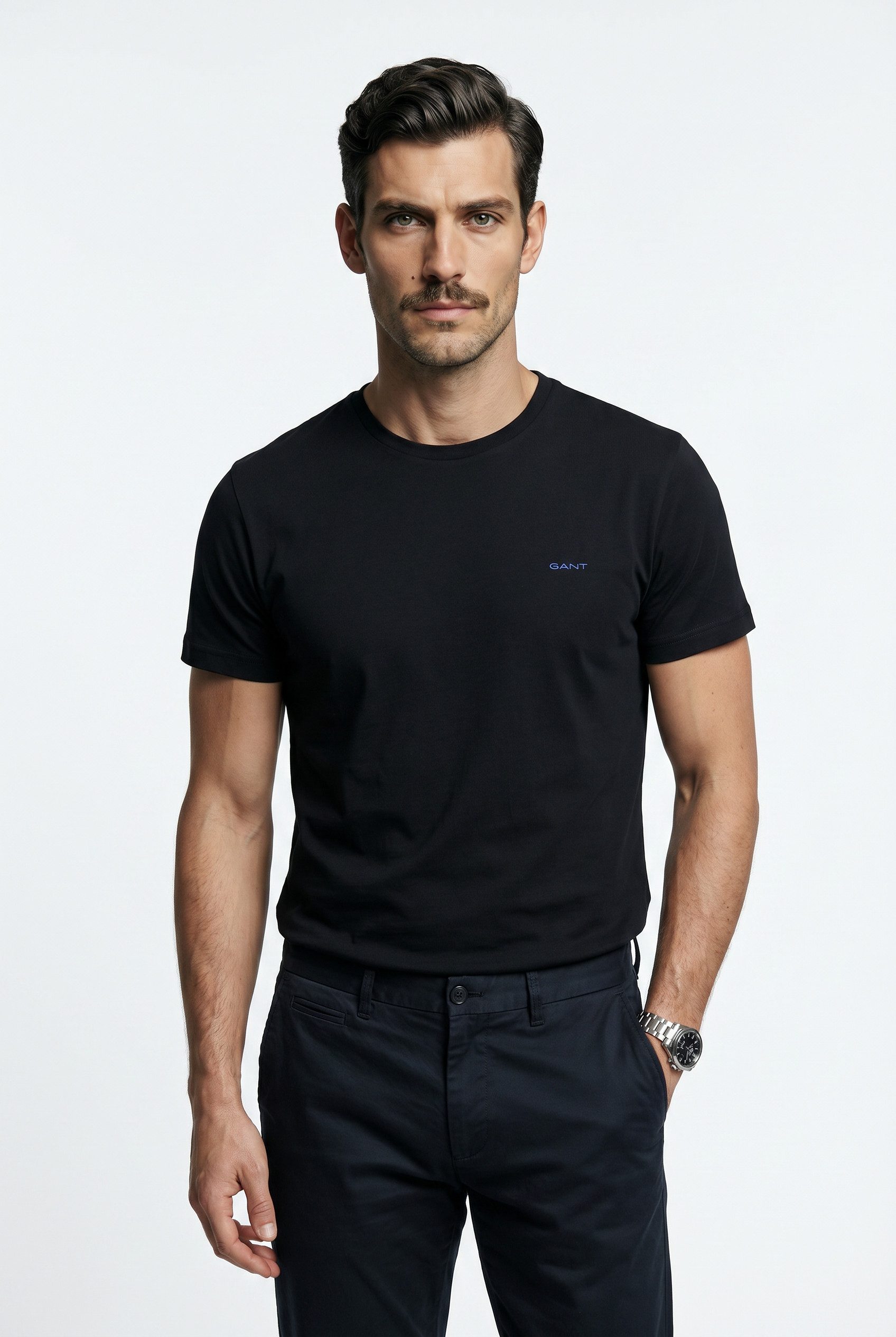 Gant T-Shirt CONTRAST LOGO Regular fit mit Rundhalsausschnitt
