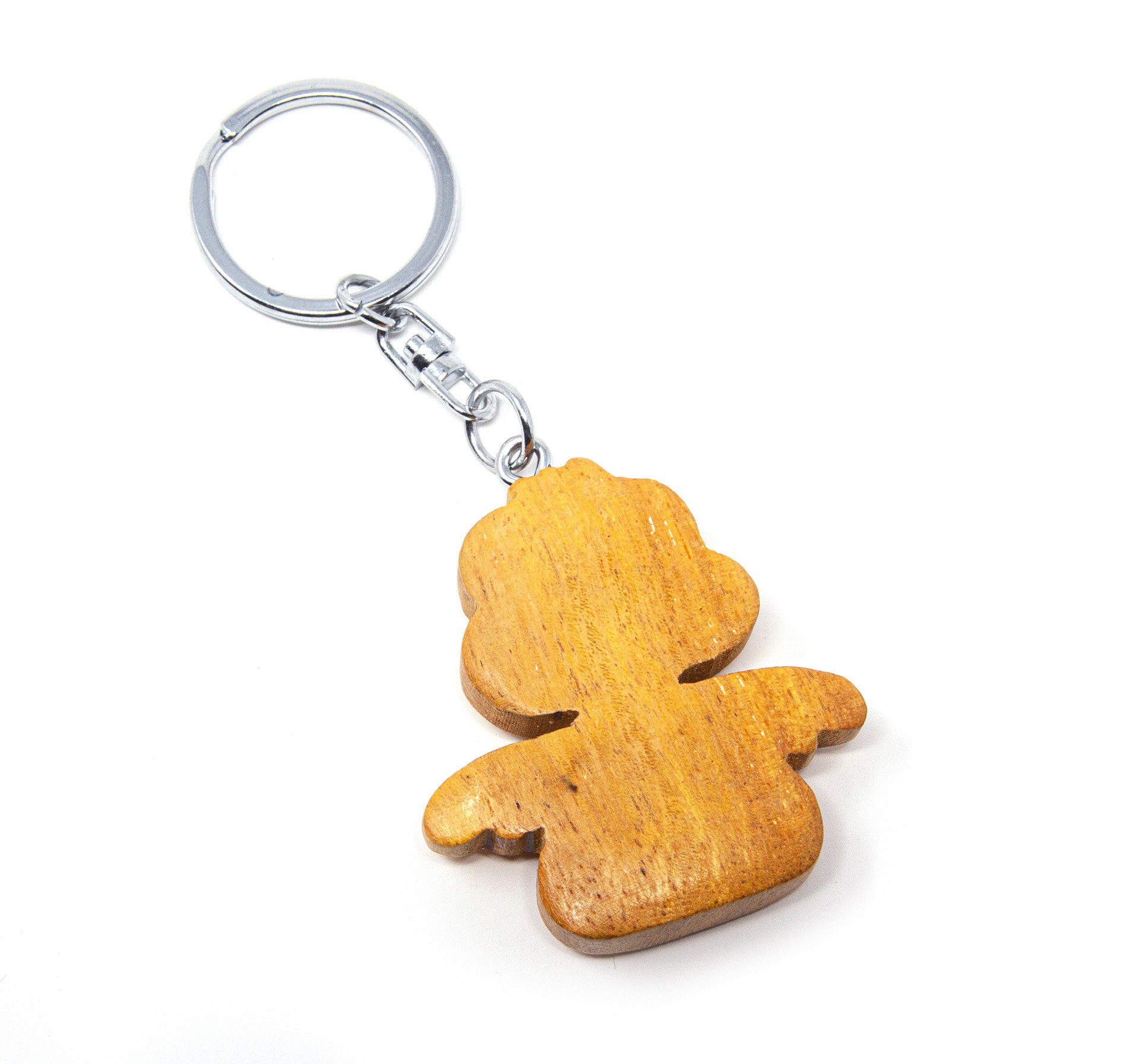 Schlüsselanhänger - - Schlüsselanhänger Ente aus Comic Cornelißen Holz