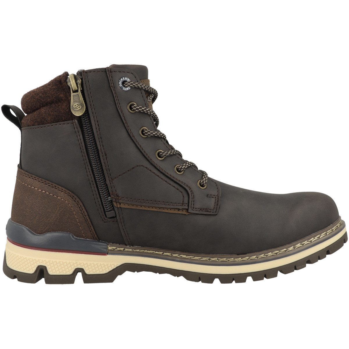 Dockers by Gerli 53TA001 Herren Schnürboots Stiefeletten, Stiefel, Winterstiefel, Winterboots, Schneestiefel