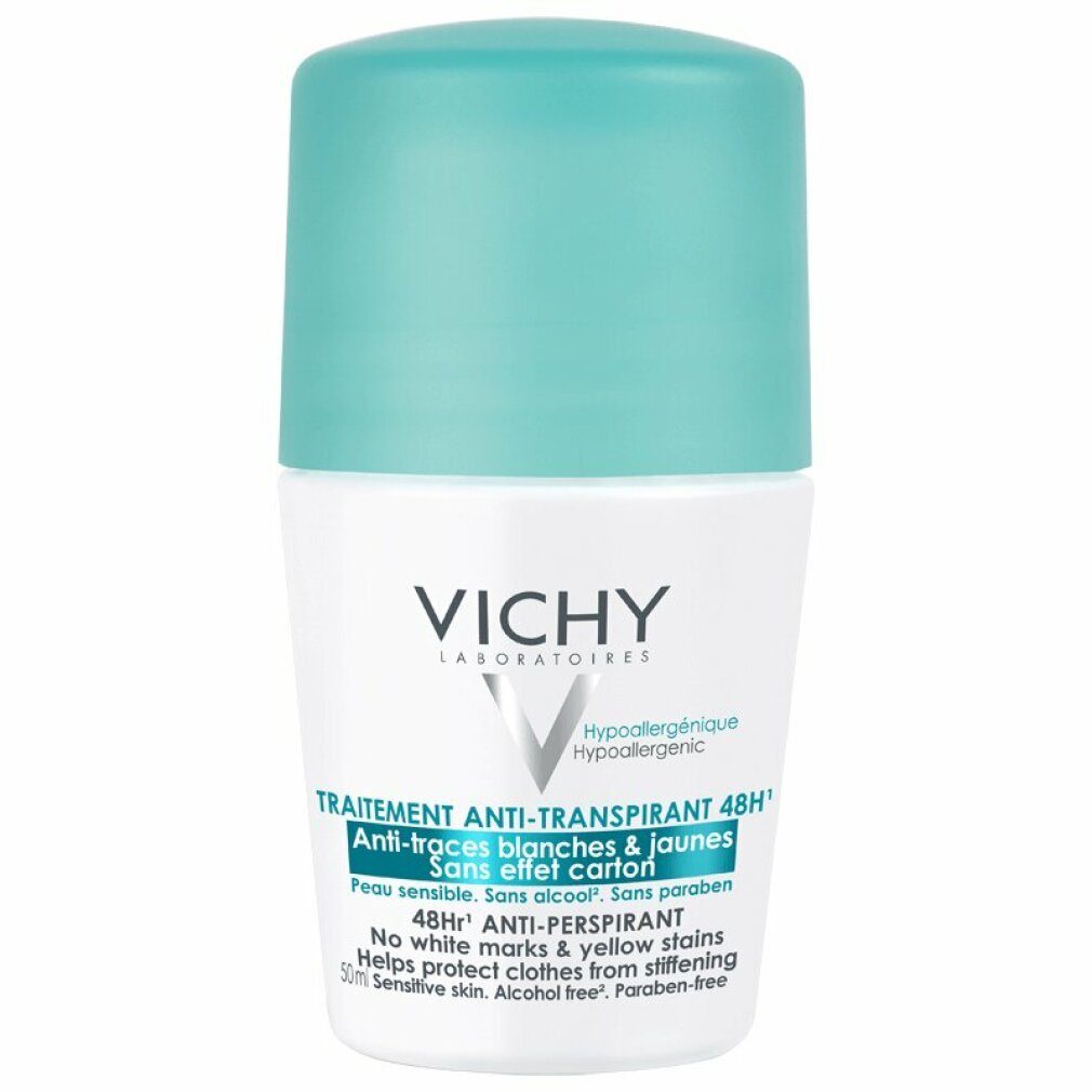 48Hr Anti-Perspirant Vichy ml Roll-On Deo-Zerstäuber 50 Skin Sensitive Vichy