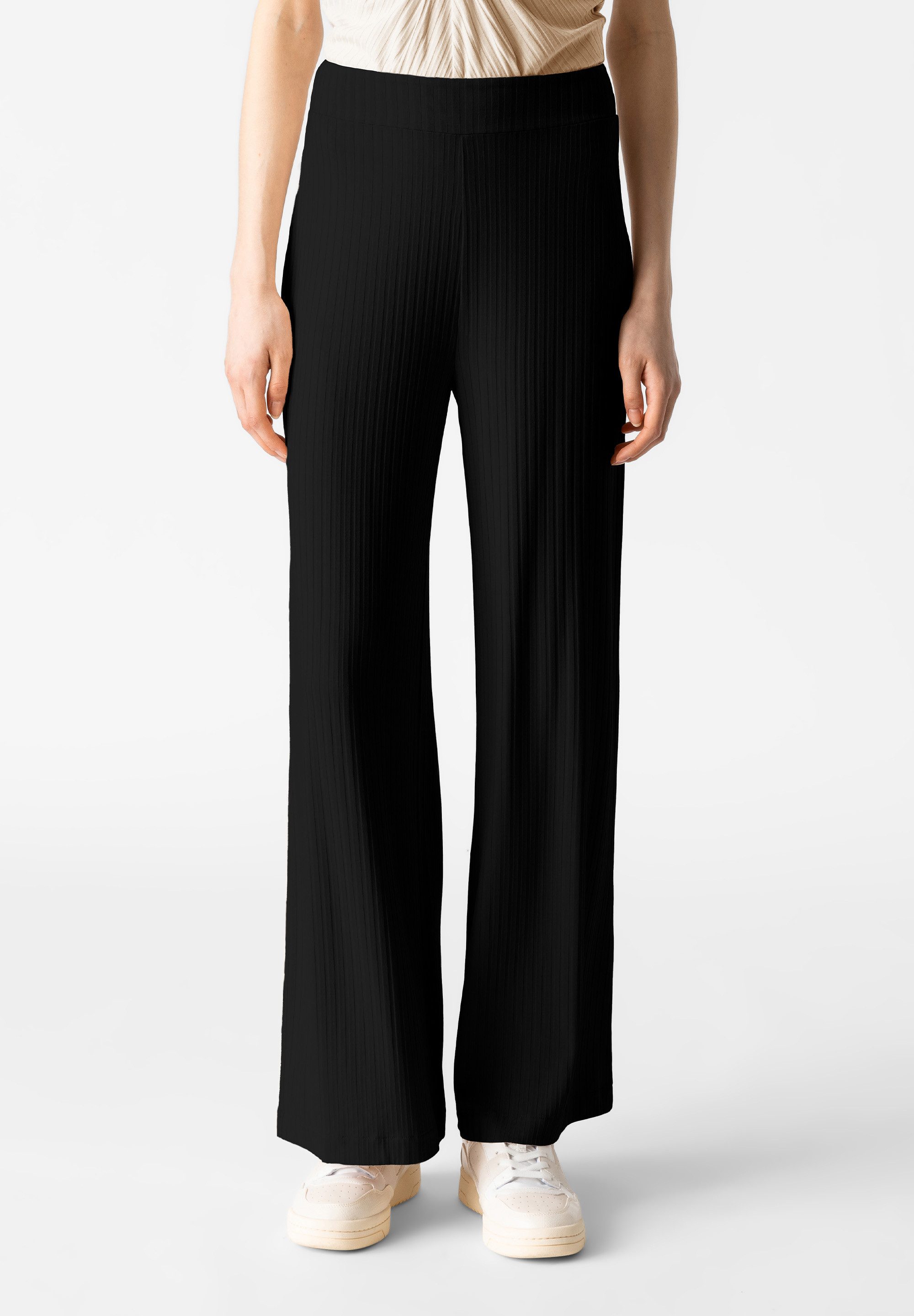 Les Lunes Stoffhose MICHELLE Rib Wide günstig online kaufen