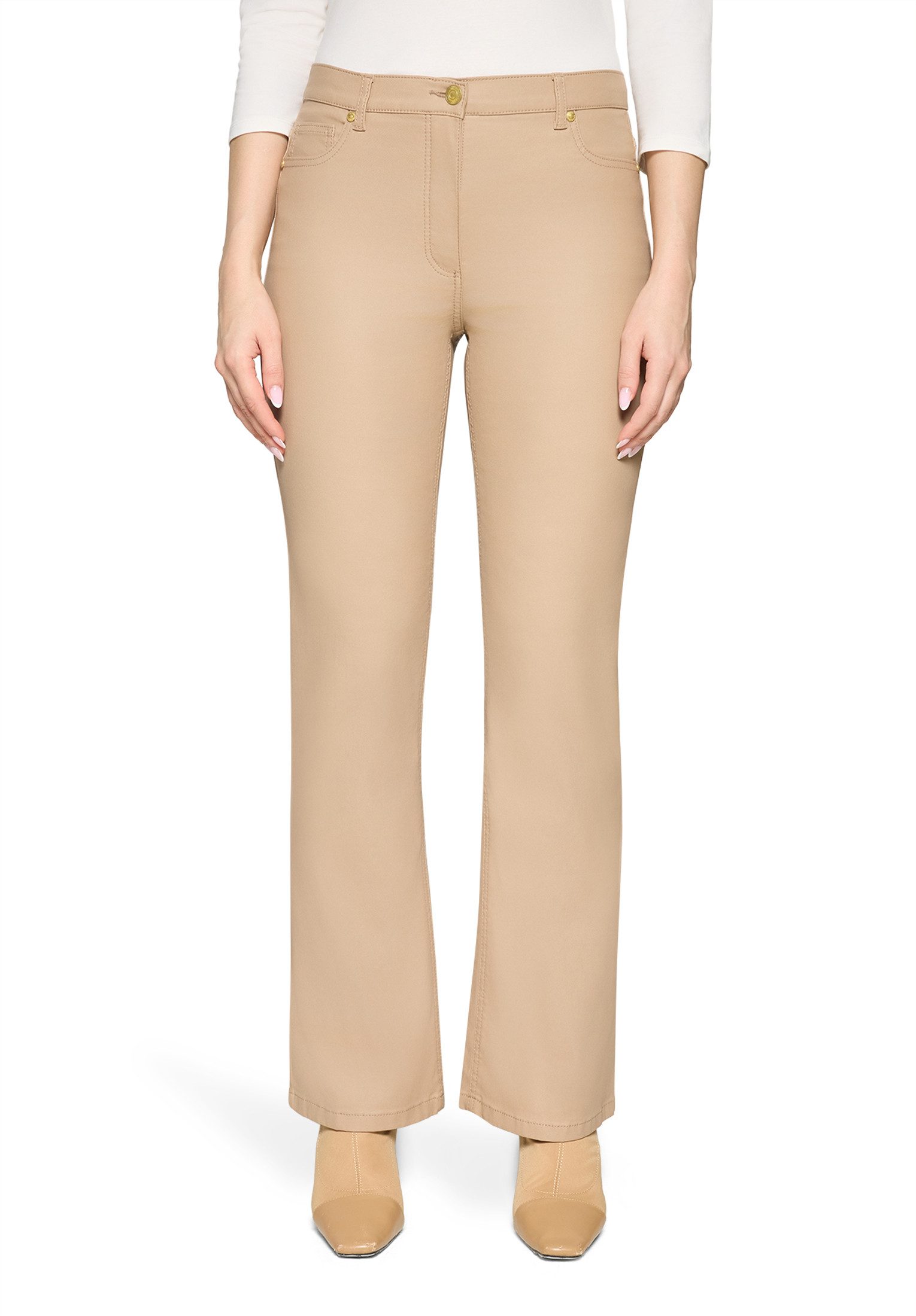 Stoffhose Damen Slim Fit