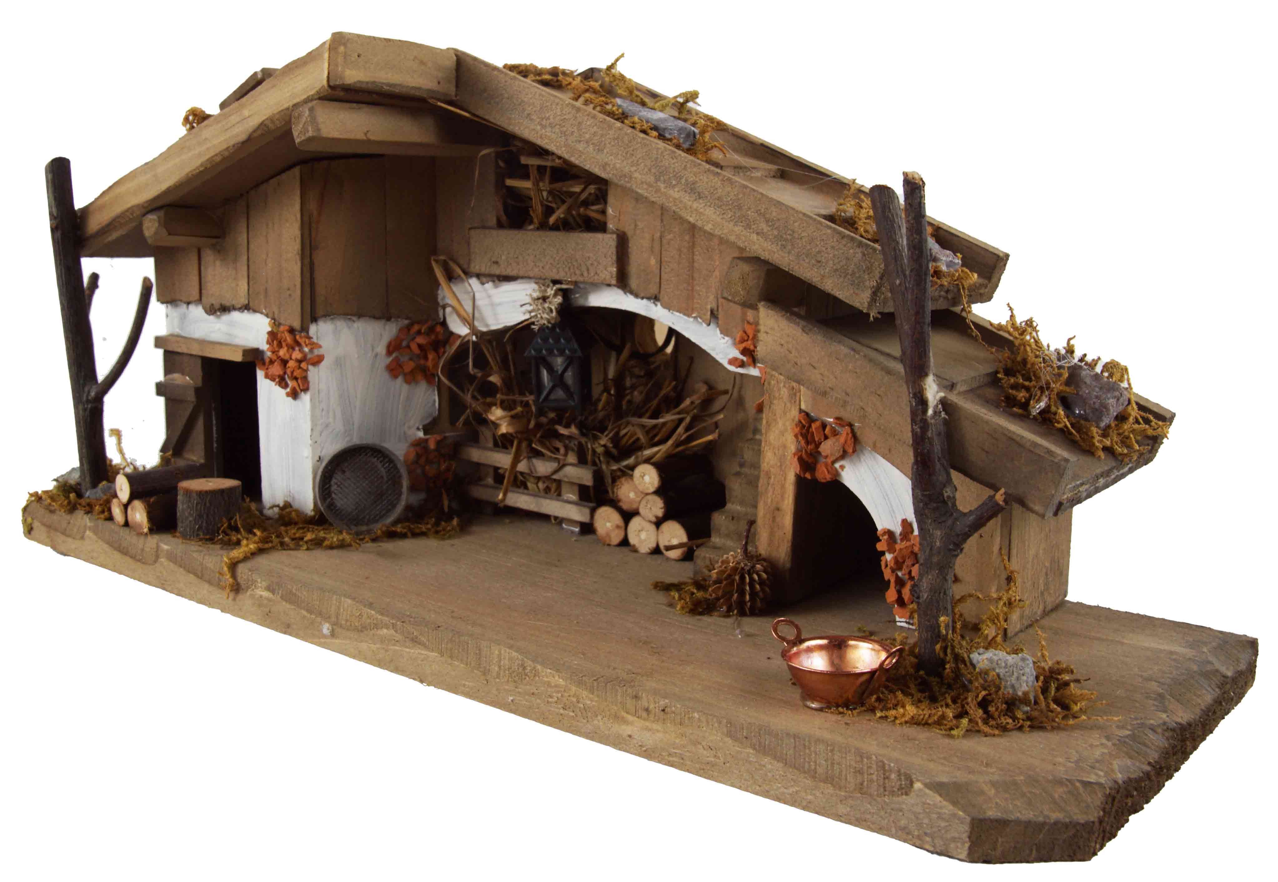 Krippenursel Krippe Weihnachtskrippe Königstein inkl. 11-tlg. Figurensatz K 111 (12-tlg)