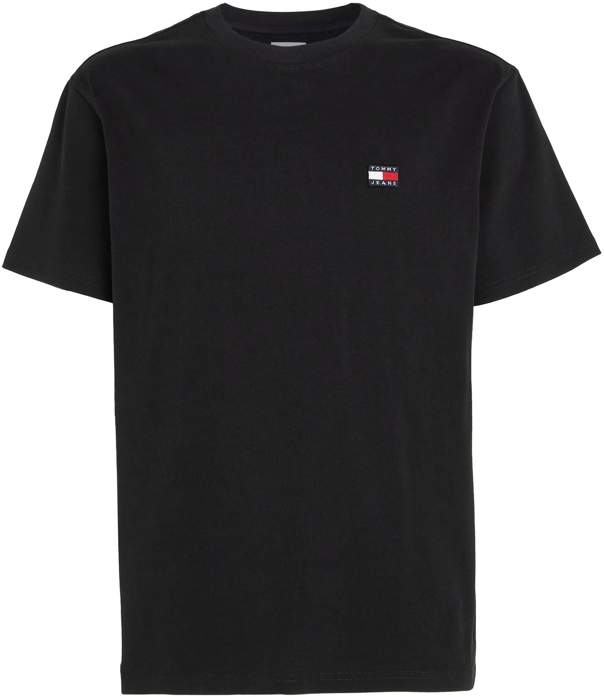 T-Shirt CLSC Black mit Rundhalsausschnitt TOMMY Tommy TJM BADGE XS TEE Jeans