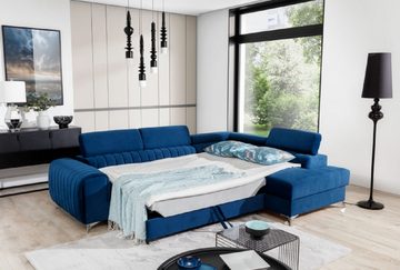 ROYAL24_MARKT Ecksofa - Machen Sie Ihr Zuhause zu einem komfortablen Ort zum Entspannen., Premium - 2 Teile, Elegante Möbel für Ihr Zuhause.