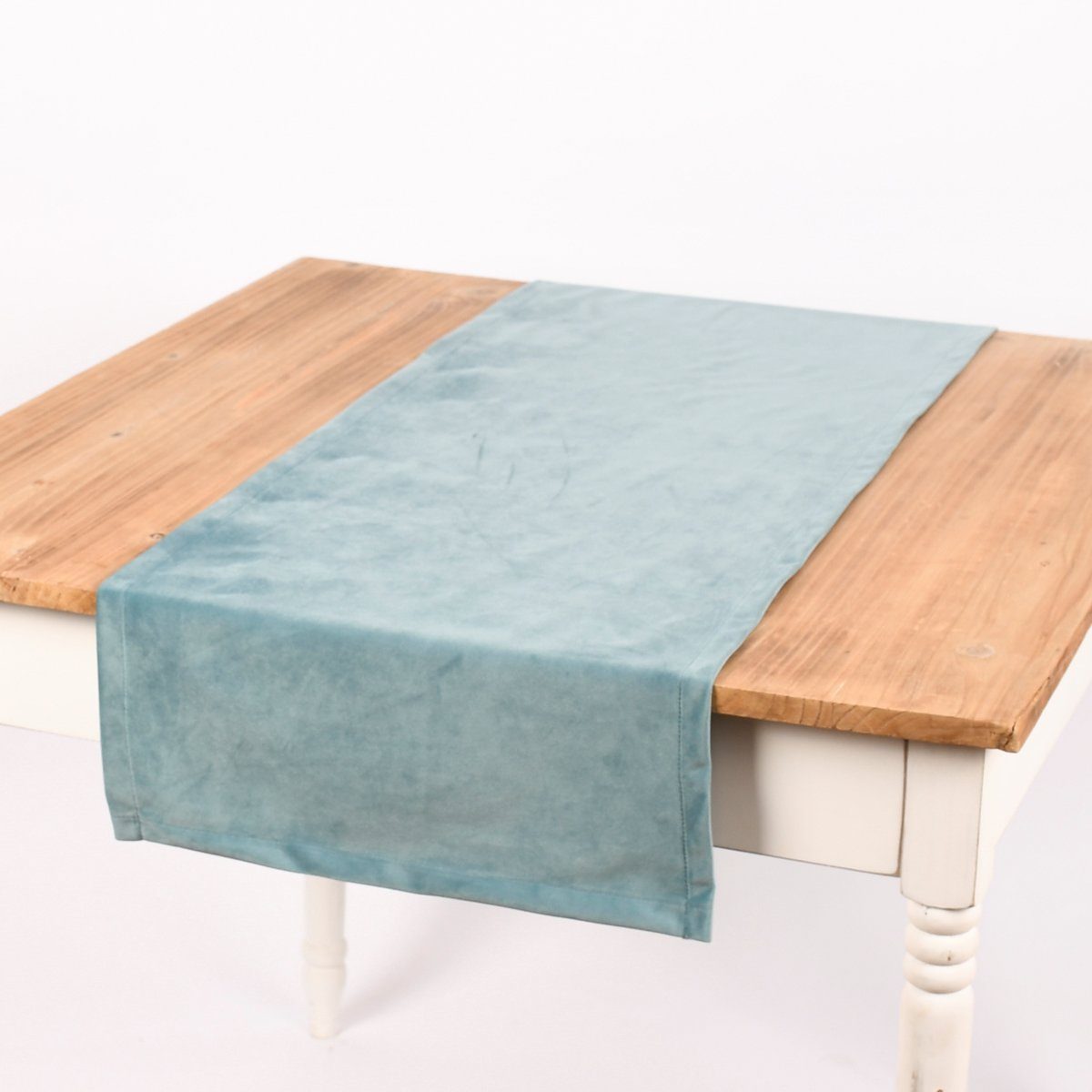 Tischläufer Magma Tischläufer Samt uni mint 40x145cm günstig online kaufen