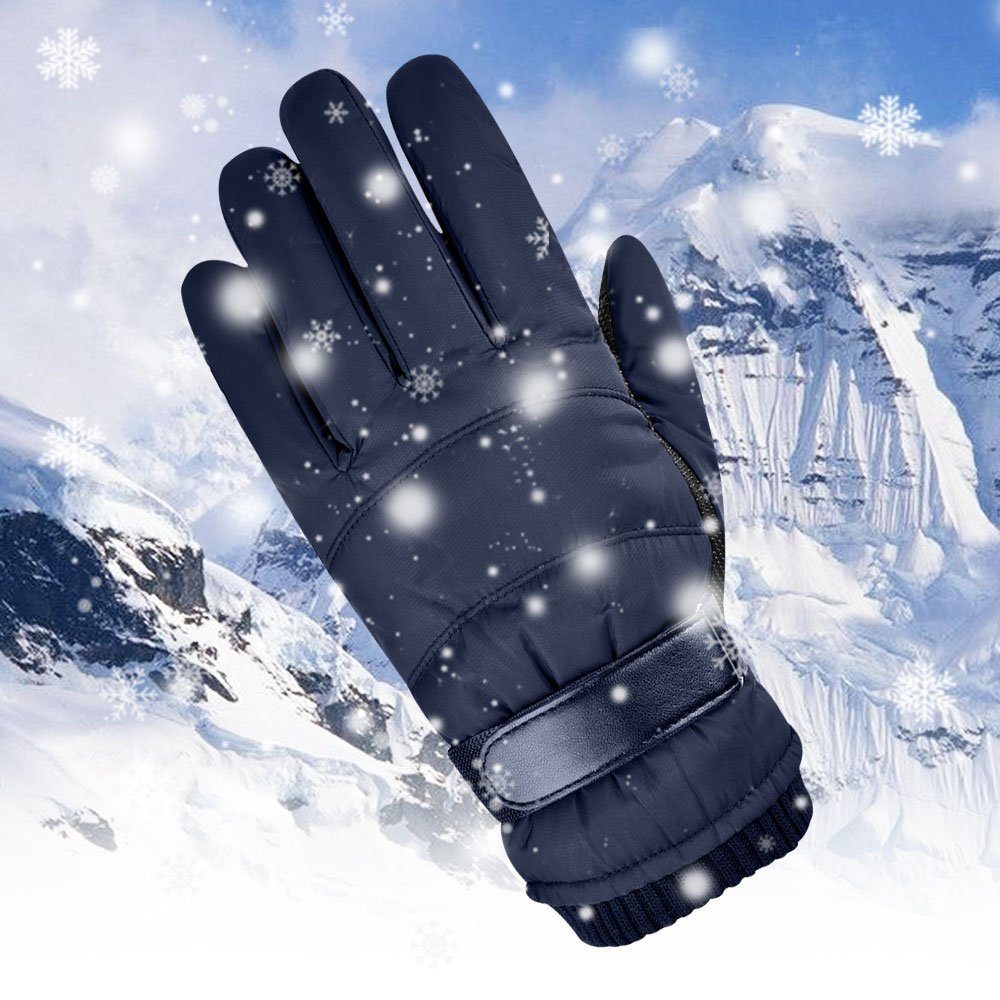 Handschuhe Fahrradhandschuhe Fahrhandschuhe Qelus Warm Schwarz Winter Wärmedämmung