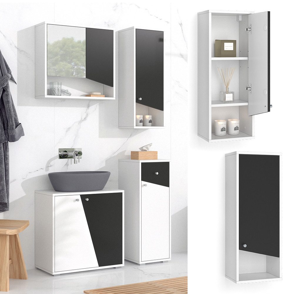 Vicco Hängeschrank Irida, Weiß/Anthrazit, 30 x günstig online kaufen