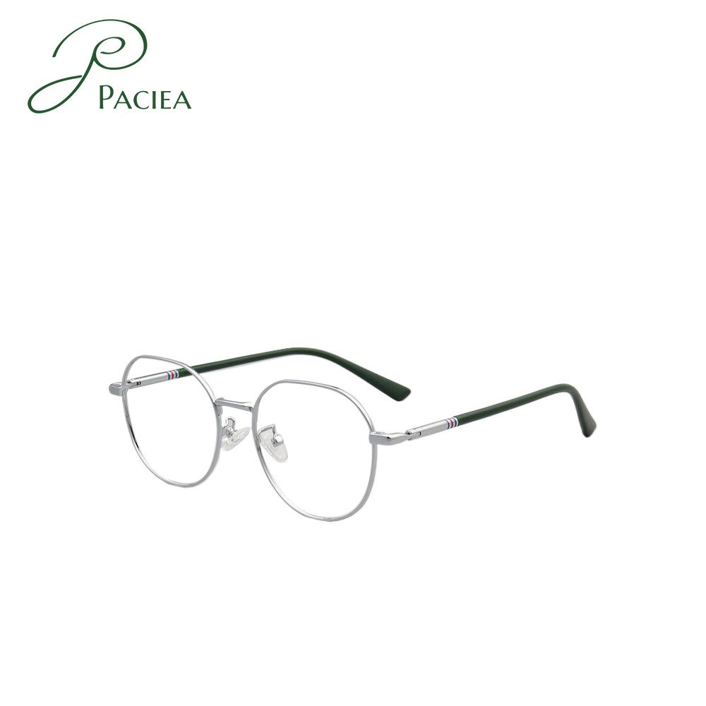 PACIEA Brille Damen Herren Ohne Sehstärke Anti Blaulicht Metallrahmen Klassische