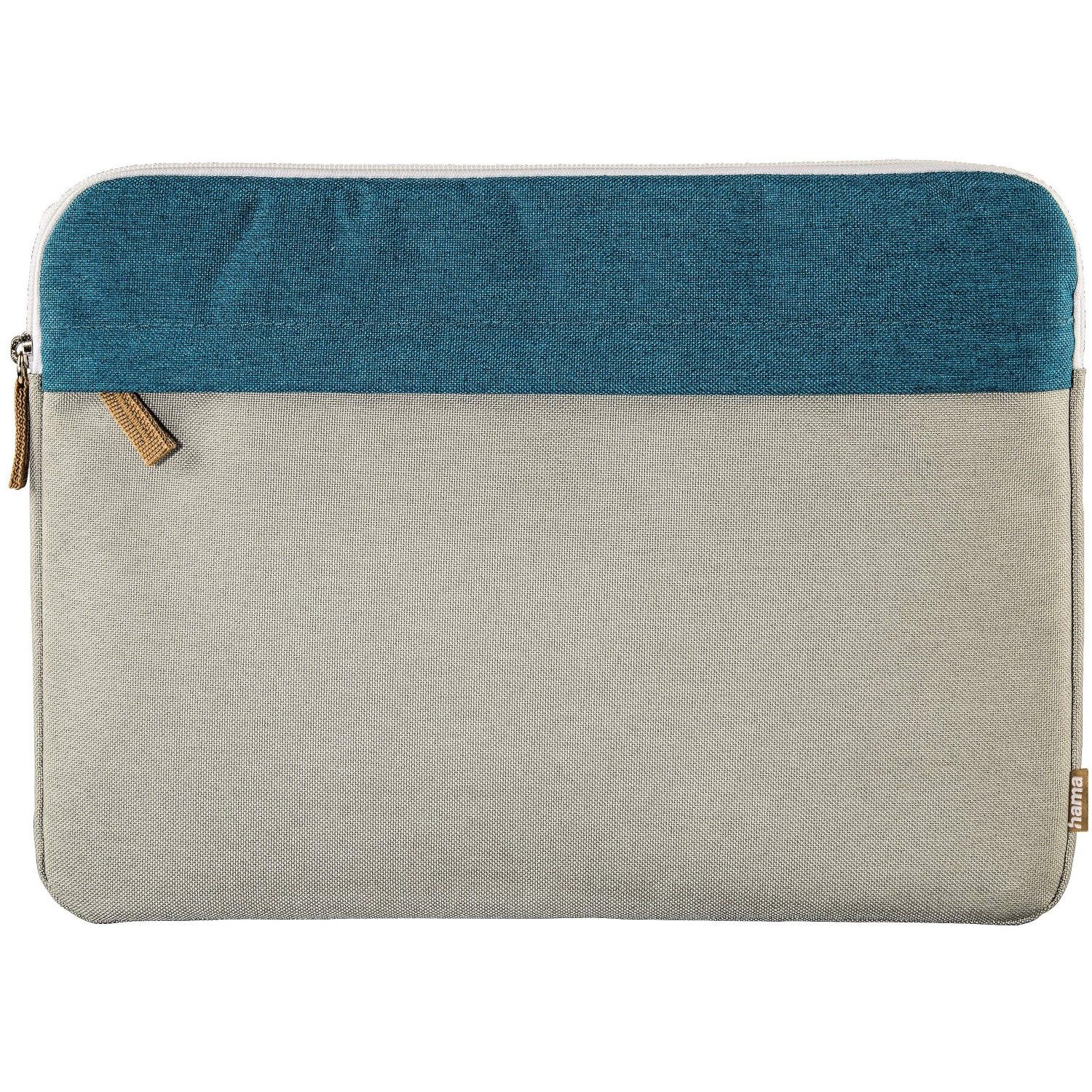 Hama Laptoptasche Notebook-Sleeve Florenz Laptop-Tasche Case Petrol (1x Notebook-Sleeve), Business Hülle Notebook-Fach 13,3" 13,5" 14" 14,2" 14,4" Zoll Laptop – Bild 4 von 5