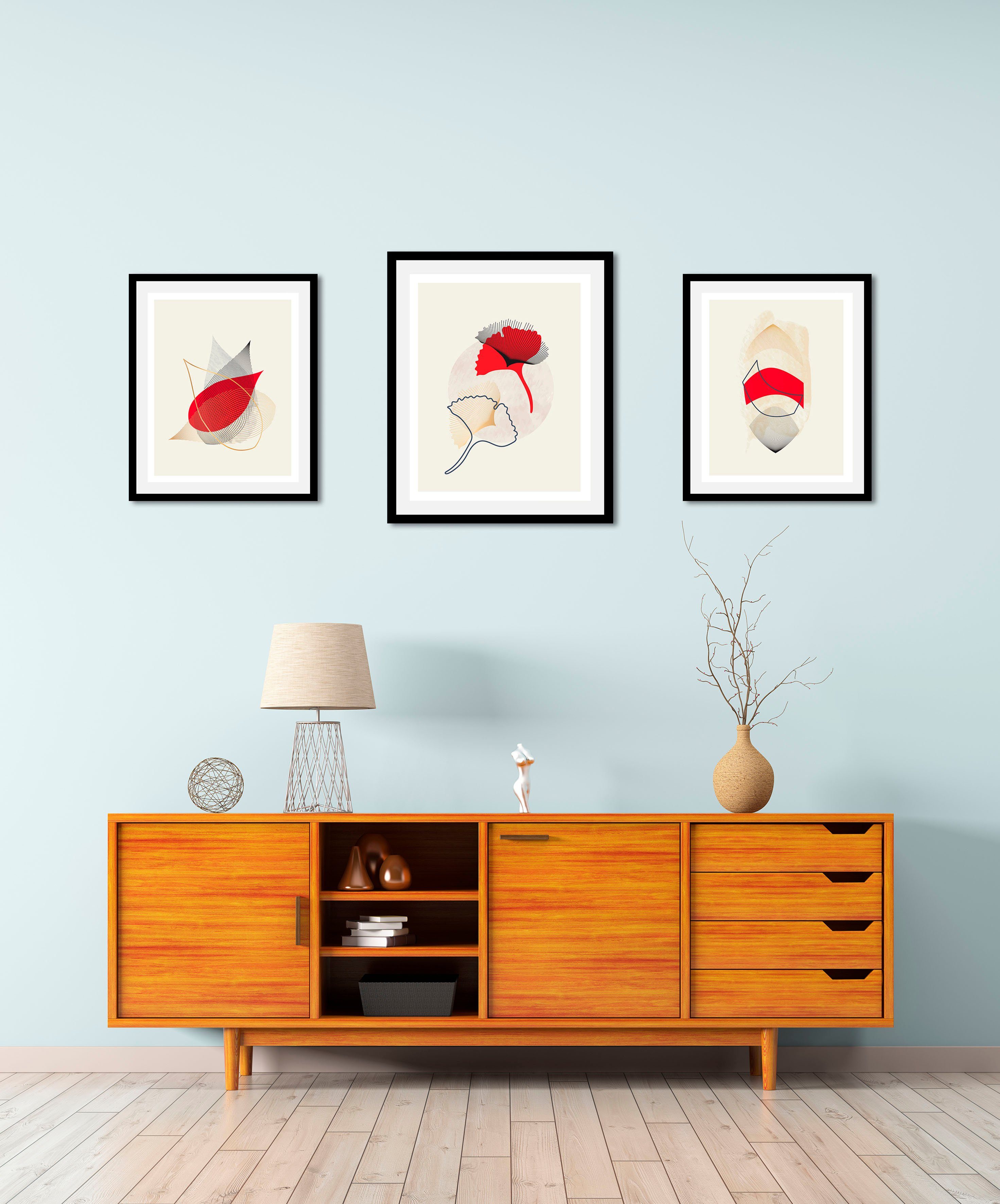 queence Bild Set Halka, (1 St), gerahmt