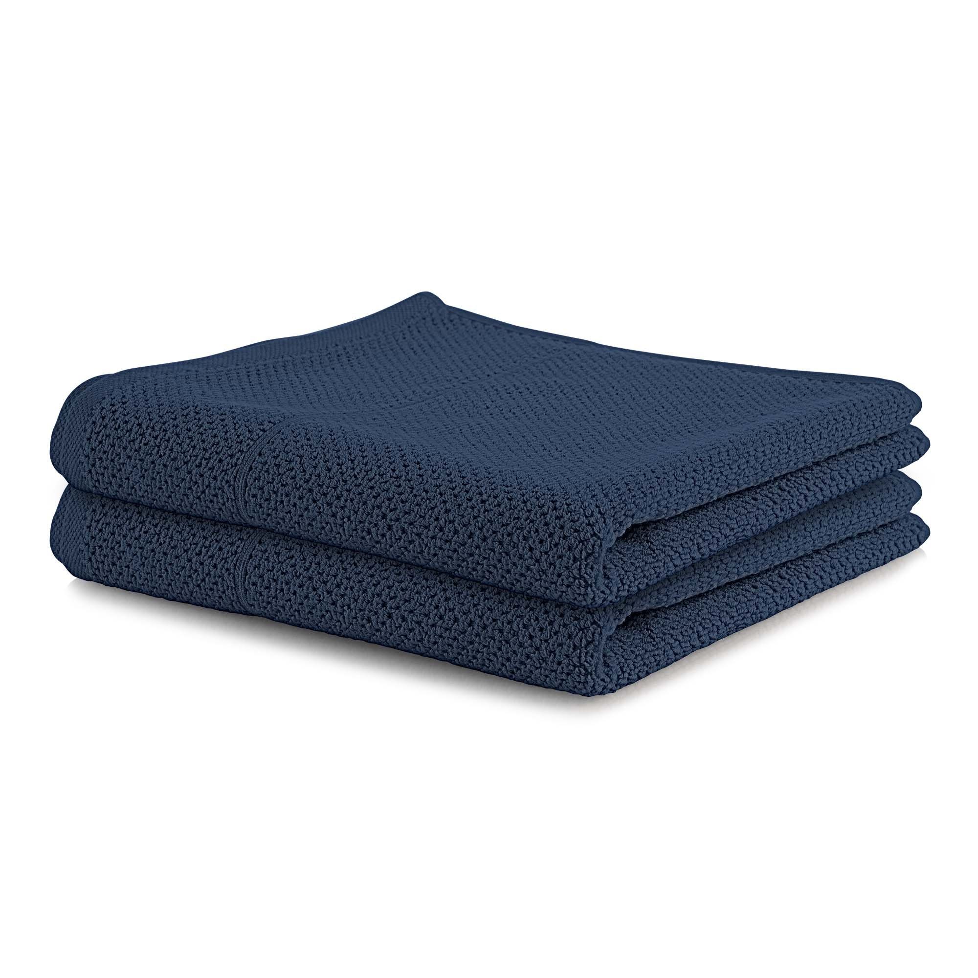 GMD Living Handtücher HABY, (2-St), aus hochwertigem Doppelflorgarn - weicher Griff, hohe Saugfähigkeit Deep Sea (dunkelblau) | Alle Handtücher