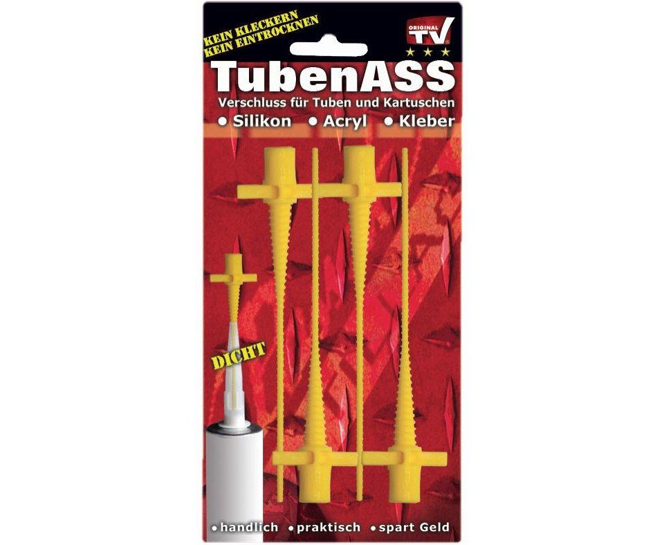 Broszio Fliesenbohrer Broszio Tubenverschluss-Set Ass 4 Stück für Tuben