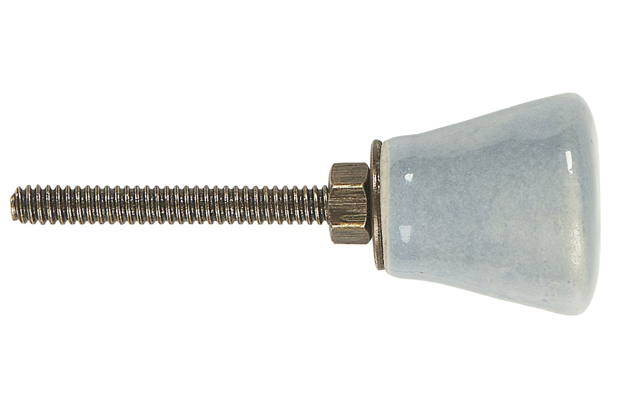 Griff Ib Laursen - Möbelgriff Schubladengriff Knauf Griff Keramik Grau