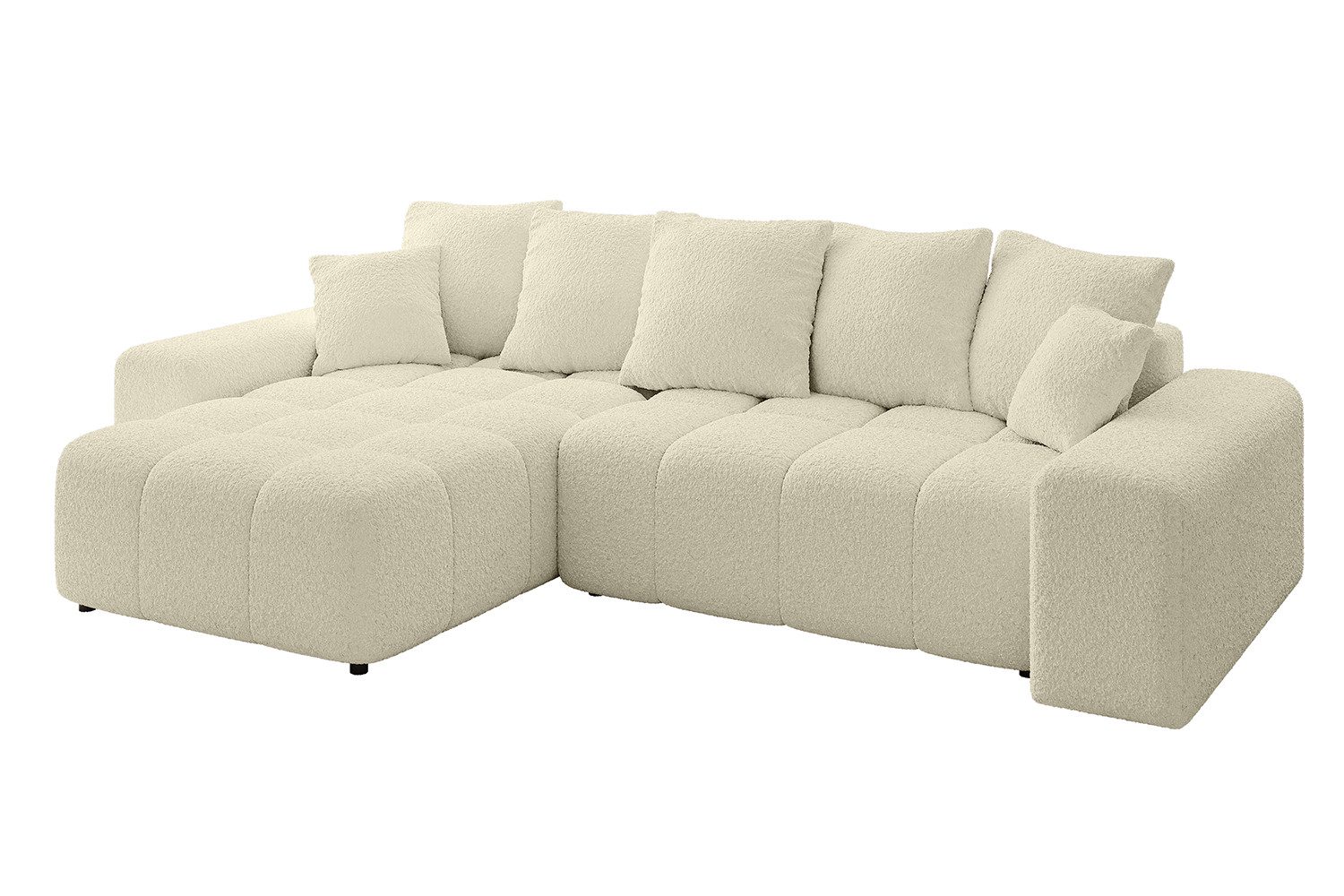 ALTDECOR Ecksofa ENIL-L, Couch mit Schlaffunktion, Wohnzimmer - Wohnlandsch günstig online kaufen