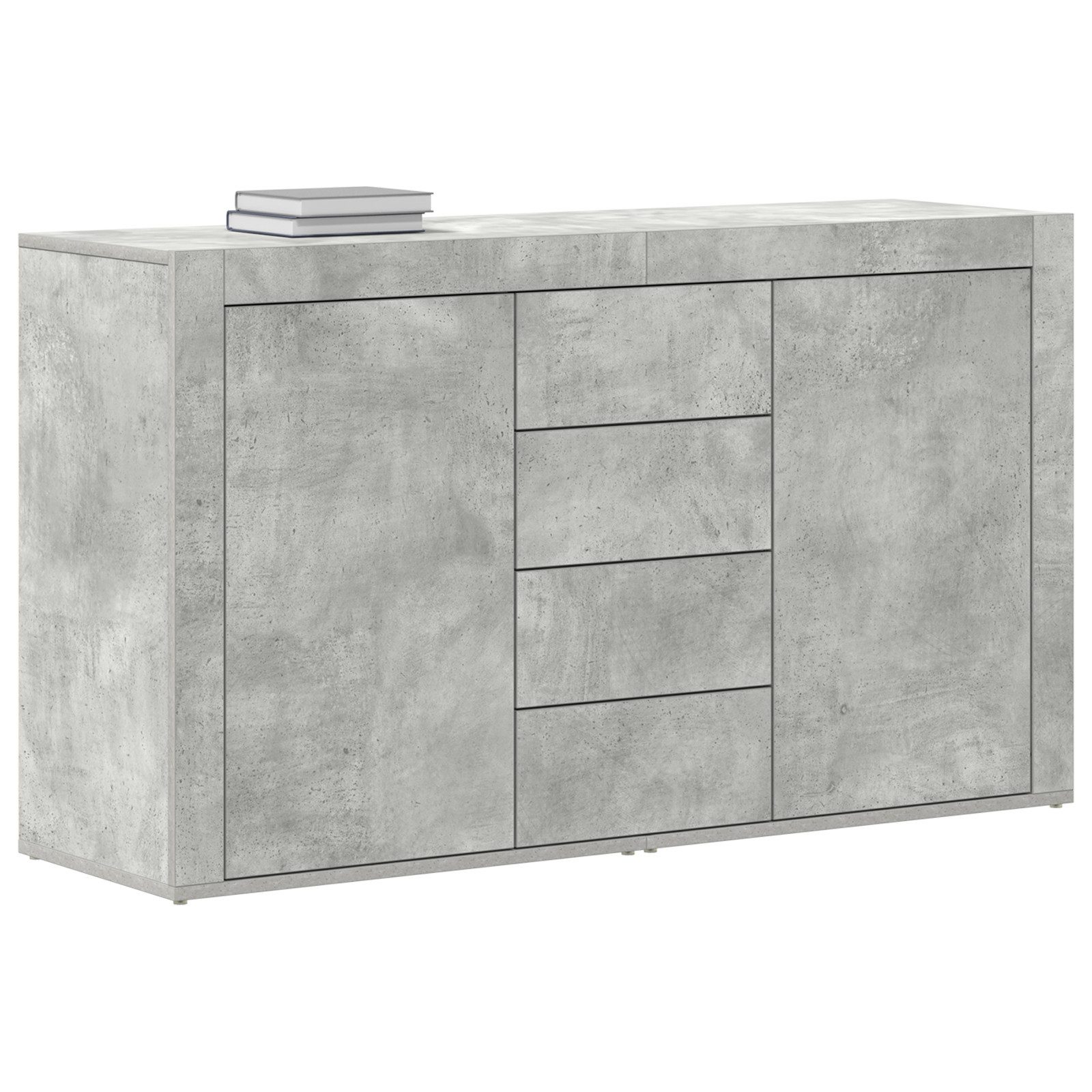 vidaXL Sideboard Sideboard Grau-Beton Holzwerkstoff 120 günstig online kaufen