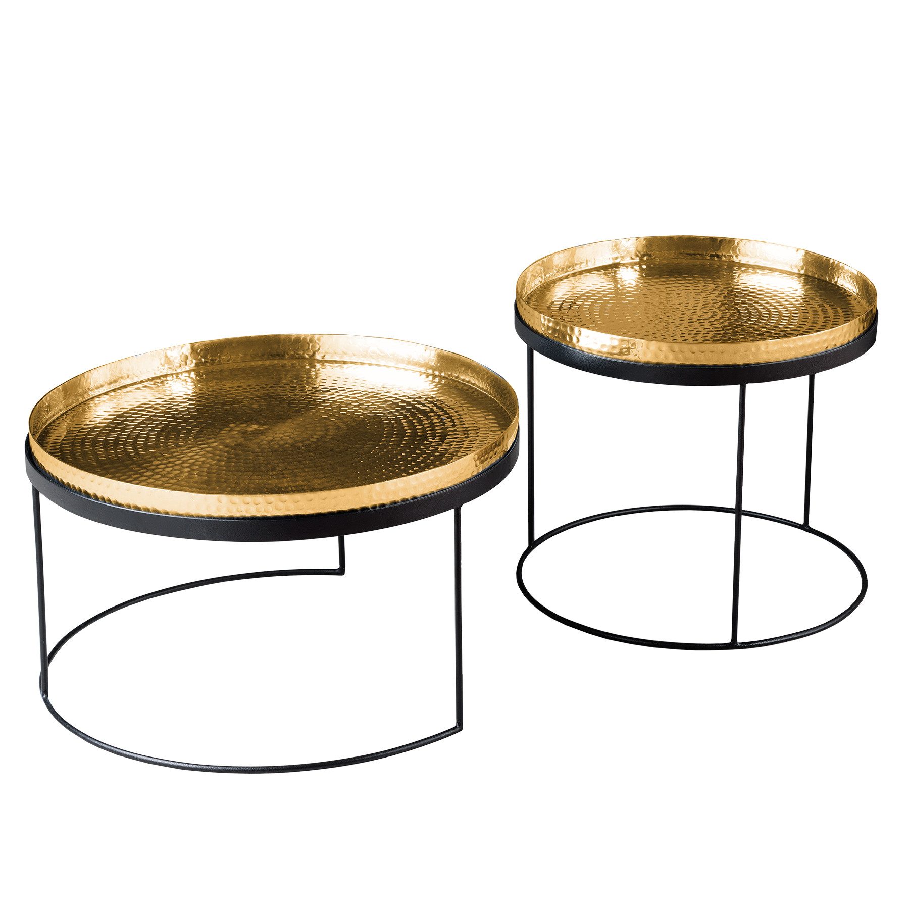 riess-ambiente Couchtisch ELEMENTS Ø60cm gold / günstig online kaufen