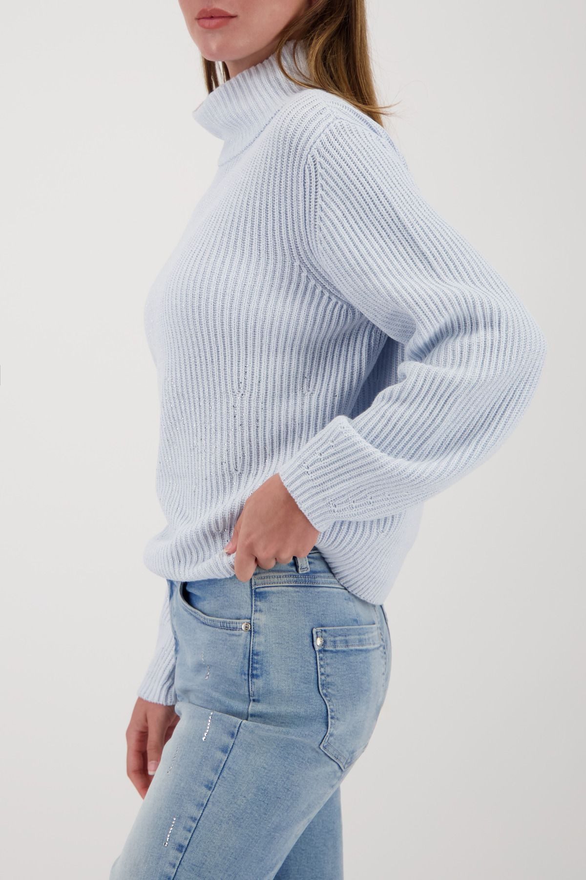 Monari Stehkragenpullover günstig online kaufen