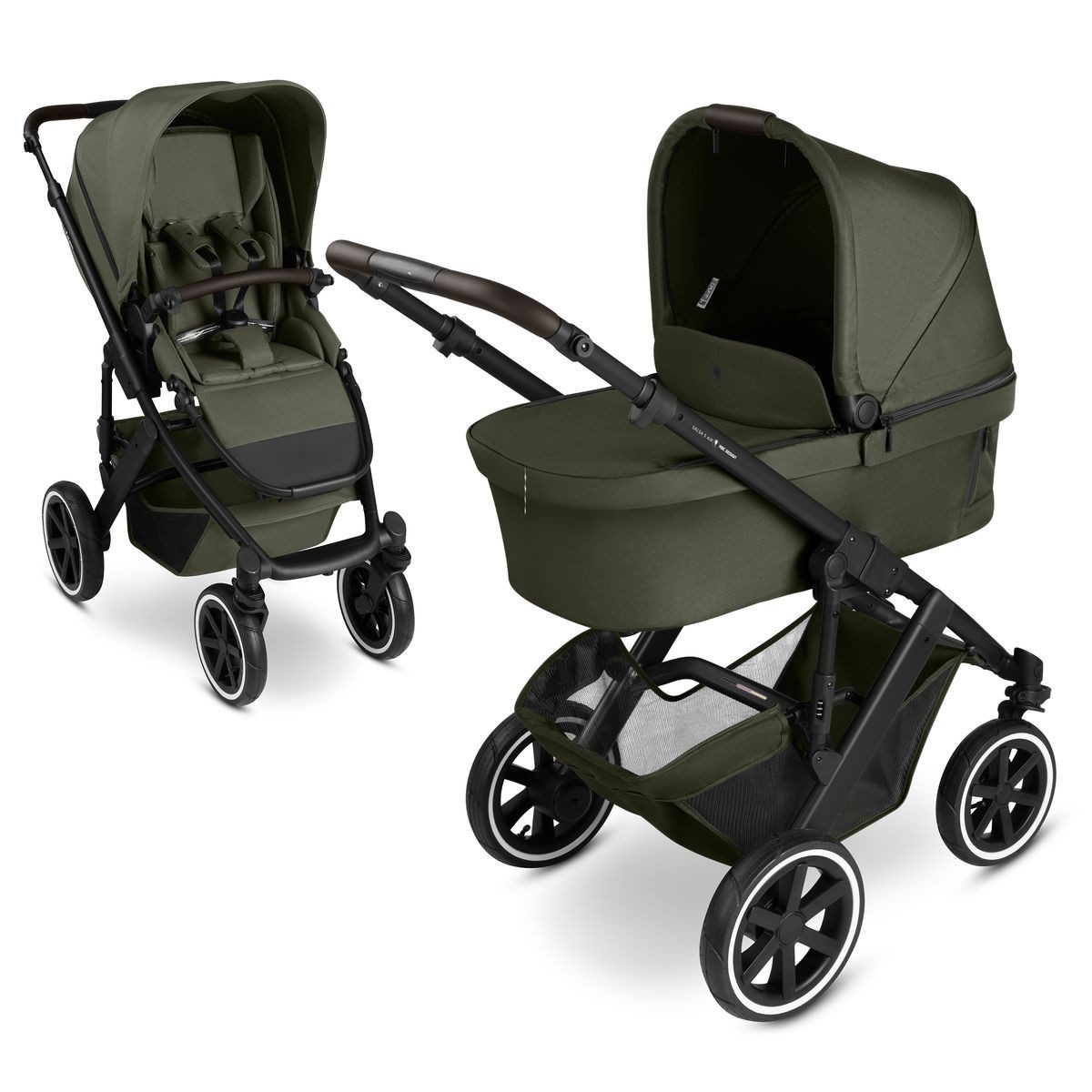 Kombi-Kinderwagen Salsa 5 Air - Pure - Avocado