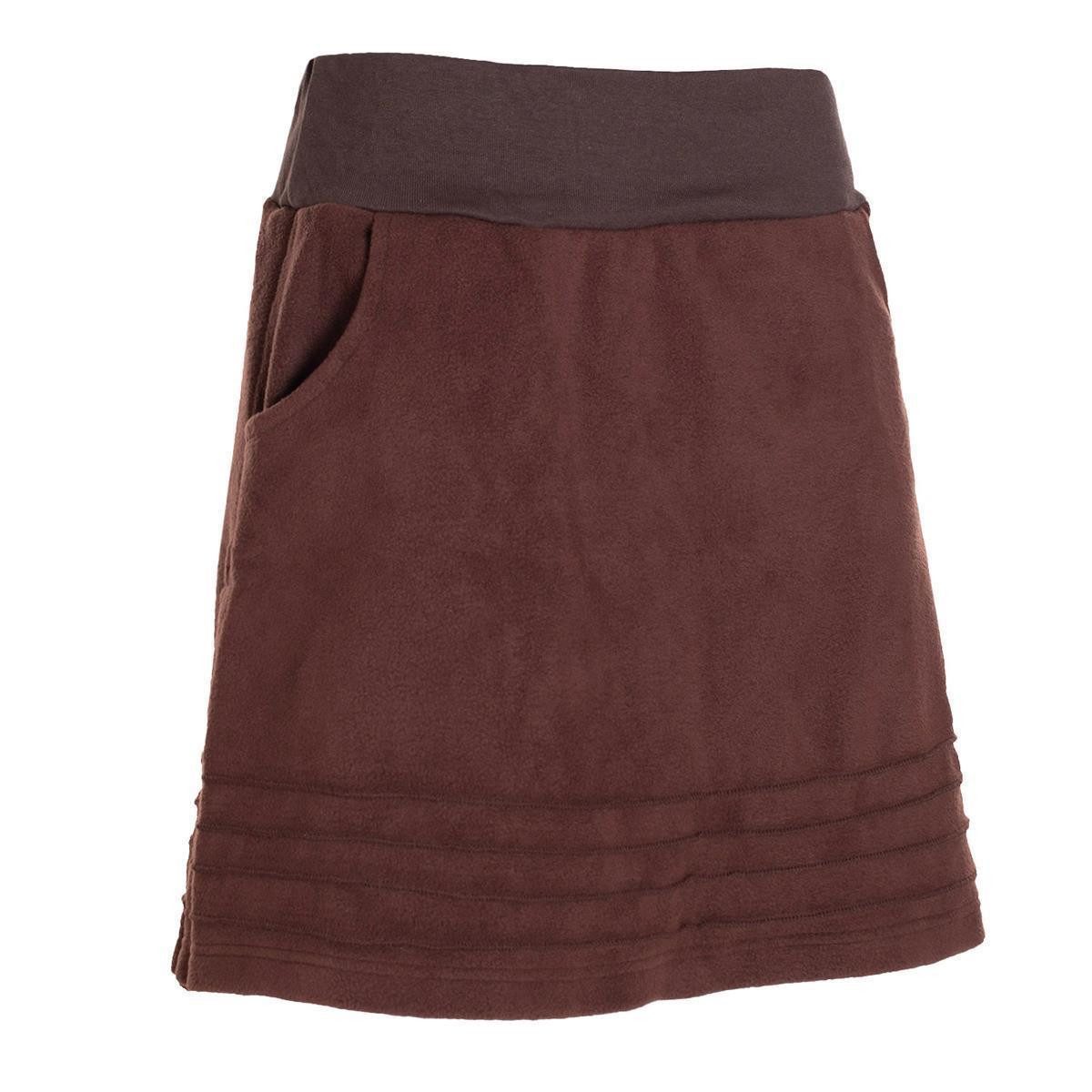 Vishes Minirock Thermorock warmer Damen Winterrock kurz Minirock aus ECO-Fleece Hippie, Retro, Goa Style – Bild 5 von 5