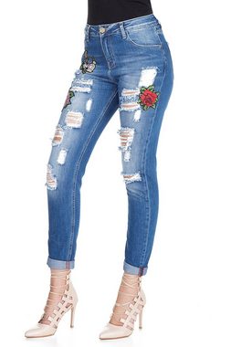 Cipo & Baxx Slim-fit-Jeans im Destroyed Look in Slim Fit