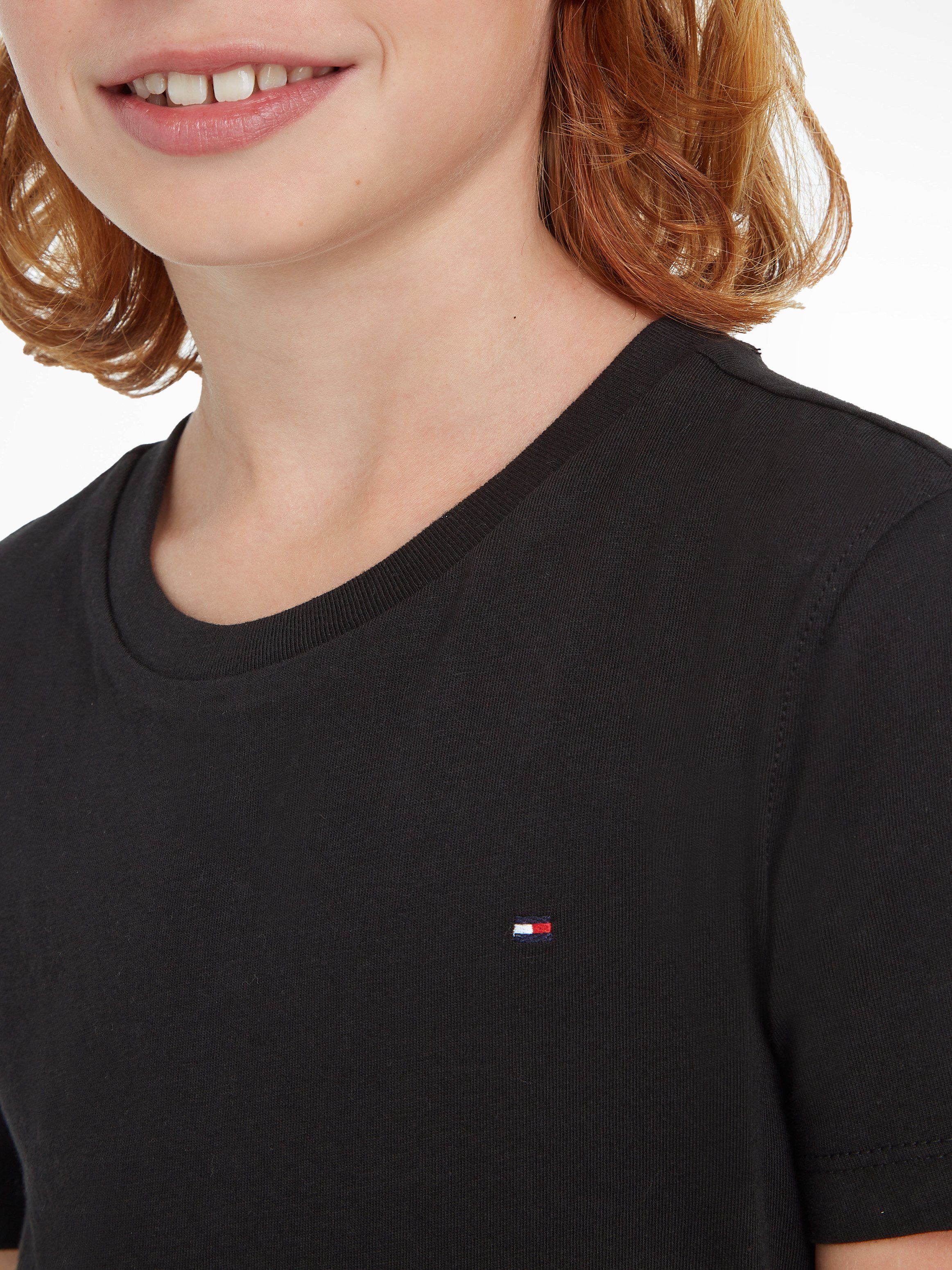 Tommy Hilfiger T-Shirt BOYS BASIC CN KNIT Kinder Kids Junior MiniMe,für Jungen