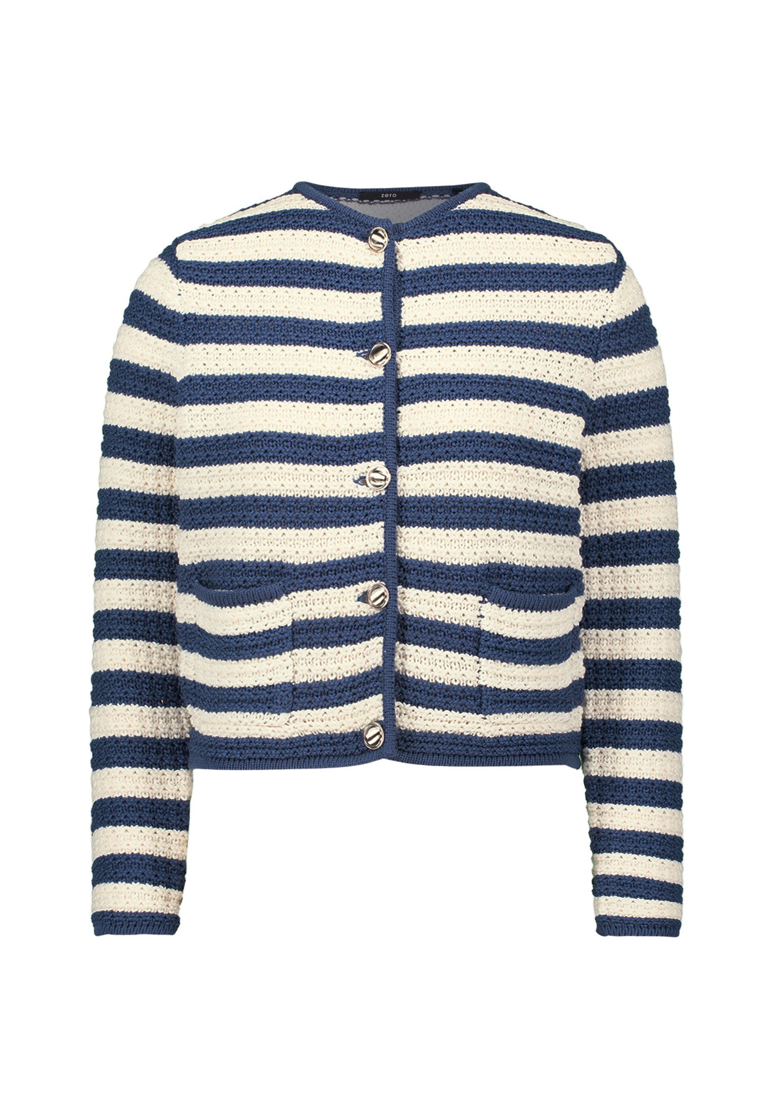 Zero Strickjacke zero Strickjacke mit Streifen günstig online kaufen