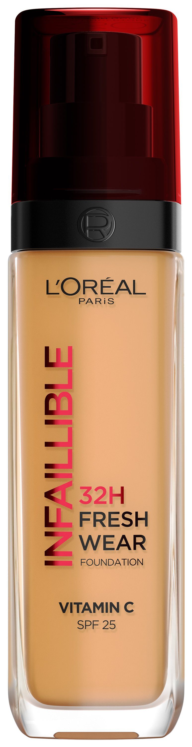 L'ORÉAL PARIS Foundation INFAILLIBLE 32H FRESH WEAR MAKE-UP FOUNDATION, wirkt bis zu 32 Stunden lang wie frisch aufgetragen
