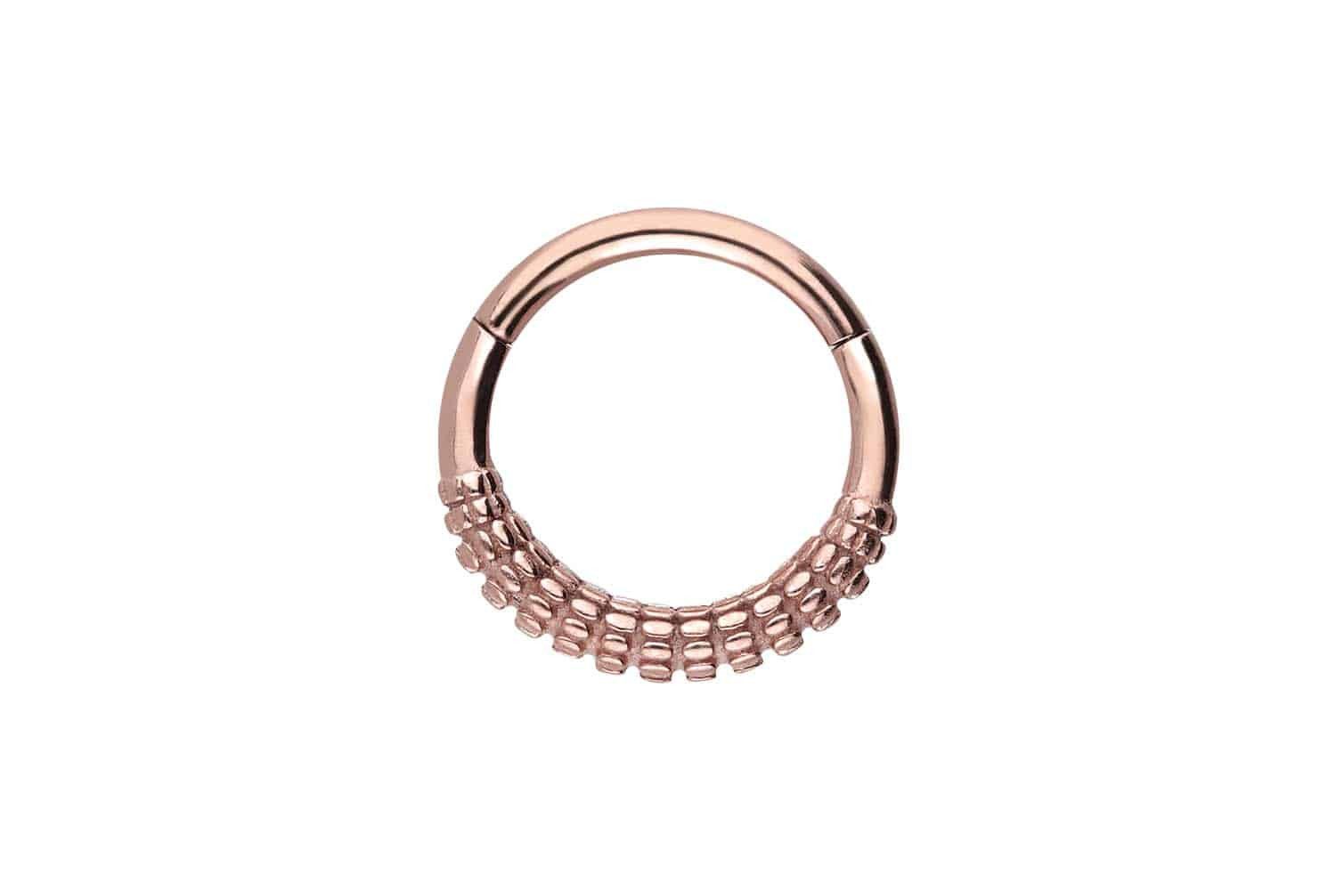 PIERCINGLINE Nasenpiercing Chirurgenstahl Segmentring Clicker KOLBEN-DESIGN günstig online kaufen