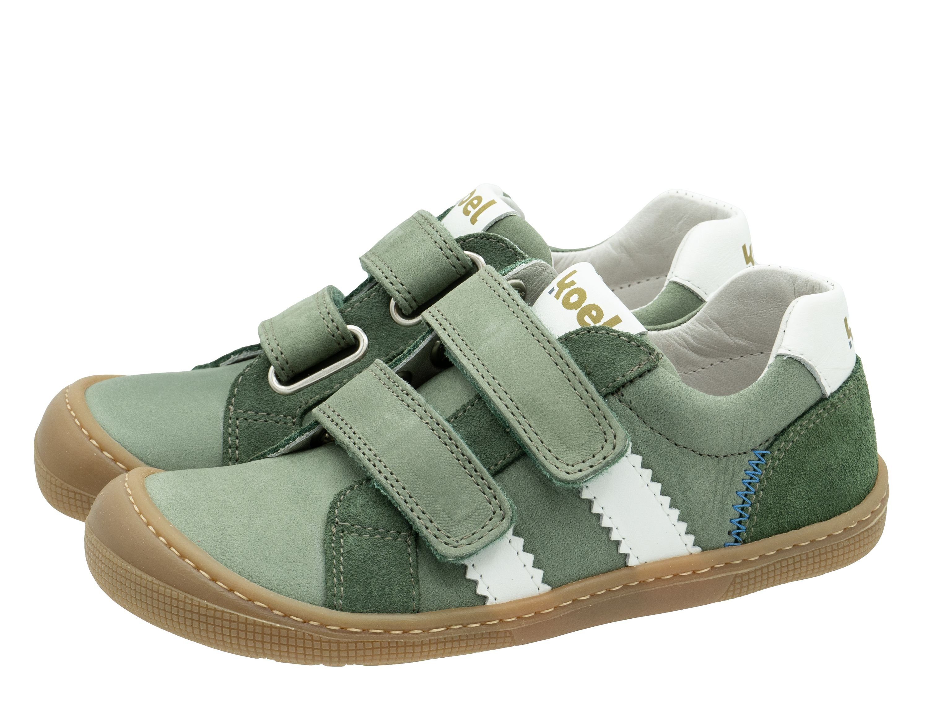 KOEL Koel4kids Sneakers Halbschuhe Barfußschuhe Barefoot Denis Grün Bootsschuh