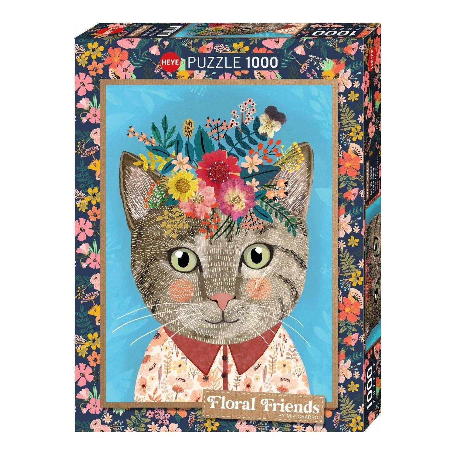 HEYE Puzzle Pretty Feline, 1000 Puzzleteile