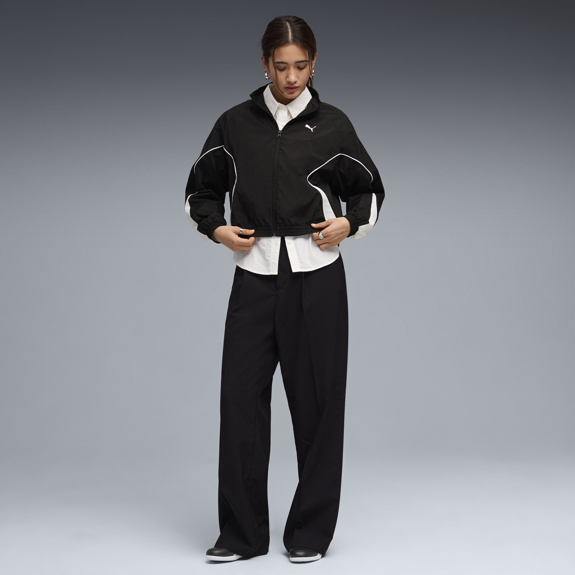 PUMA Trainingsjacke PUMA Sport Relaxed Jacke mit Reißverschluss Damen