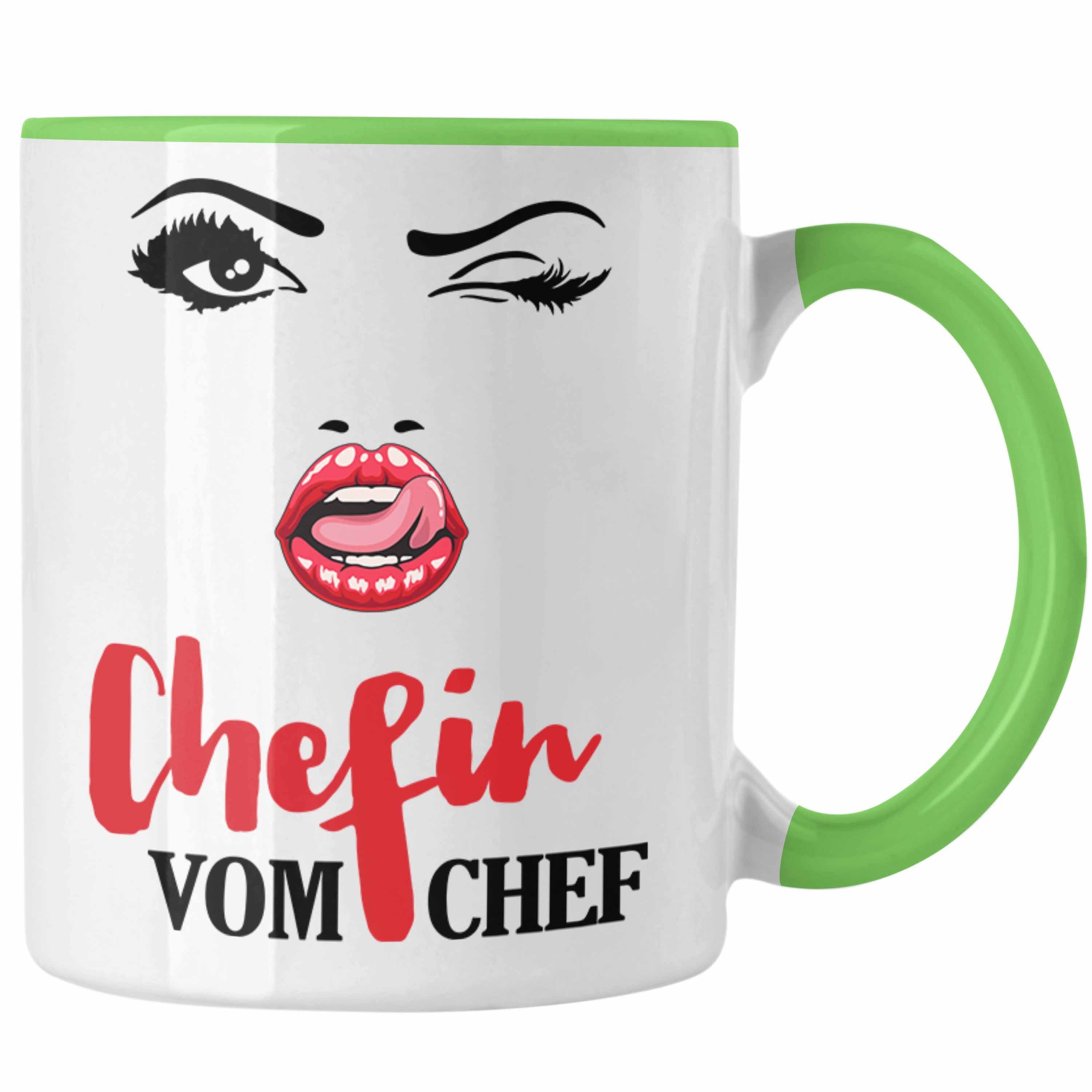 Grün Geschenkidee Vom Geschenk Ehefrau Chef Trendation - Tasse Tasse Damen Trendation Chefin