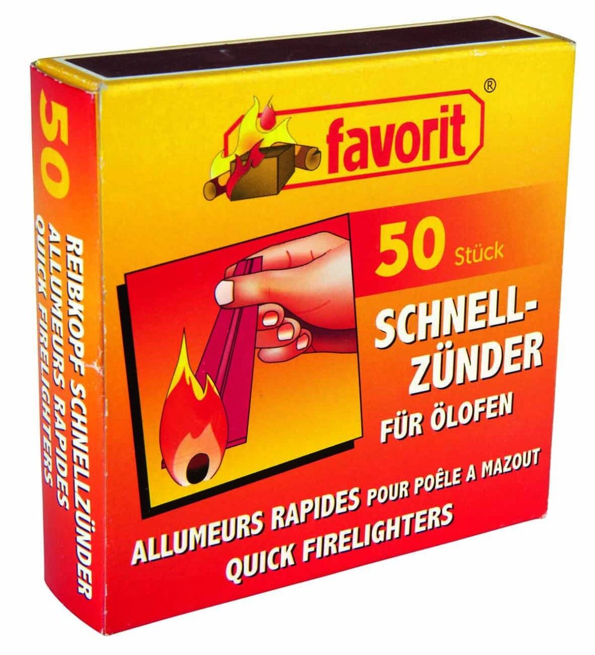 favorit Grillanzünder Favorit Ölofenschnellanzünder mit Reibekopf 50
